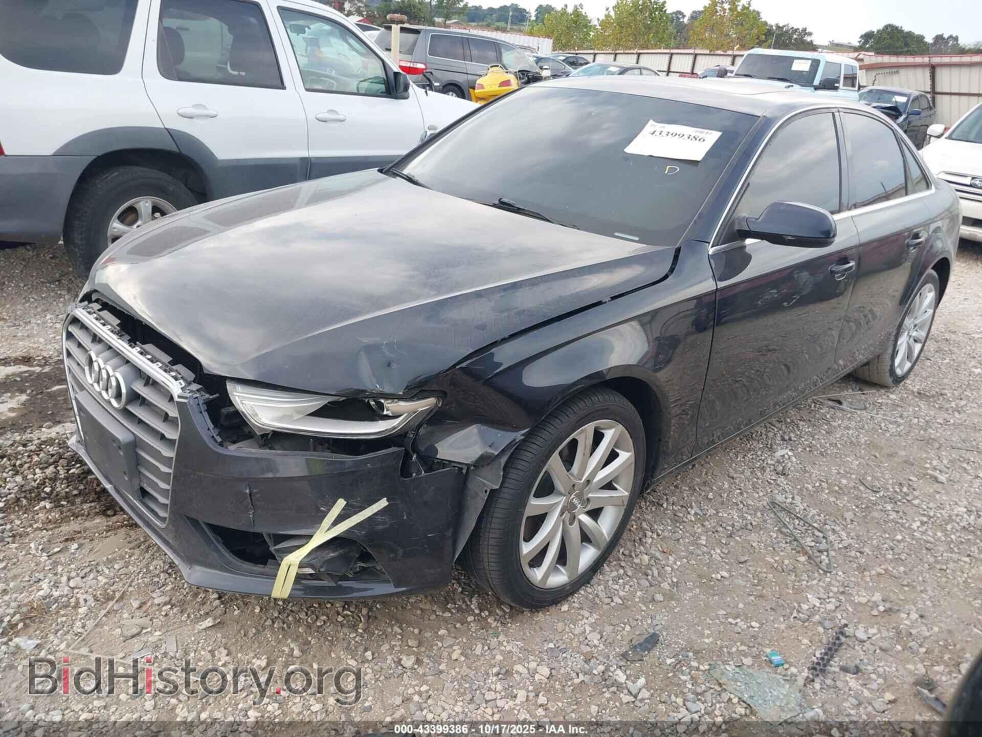 2013 AUDI A4 - VIN: WAUEFAFL6DA117686 - Фото 2