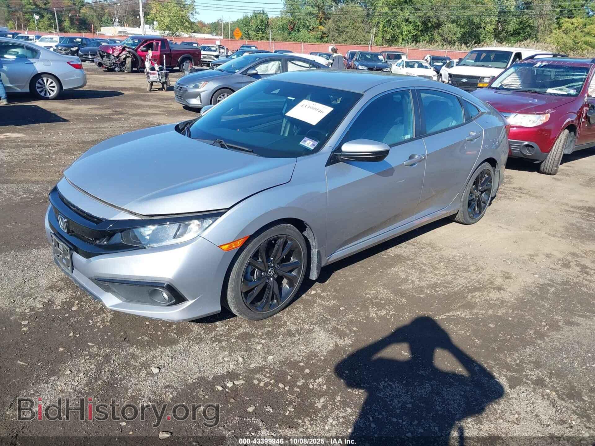 2019 HONDA CIVIC - VIN: 2HGFC2F82KH507167 - Фото 2