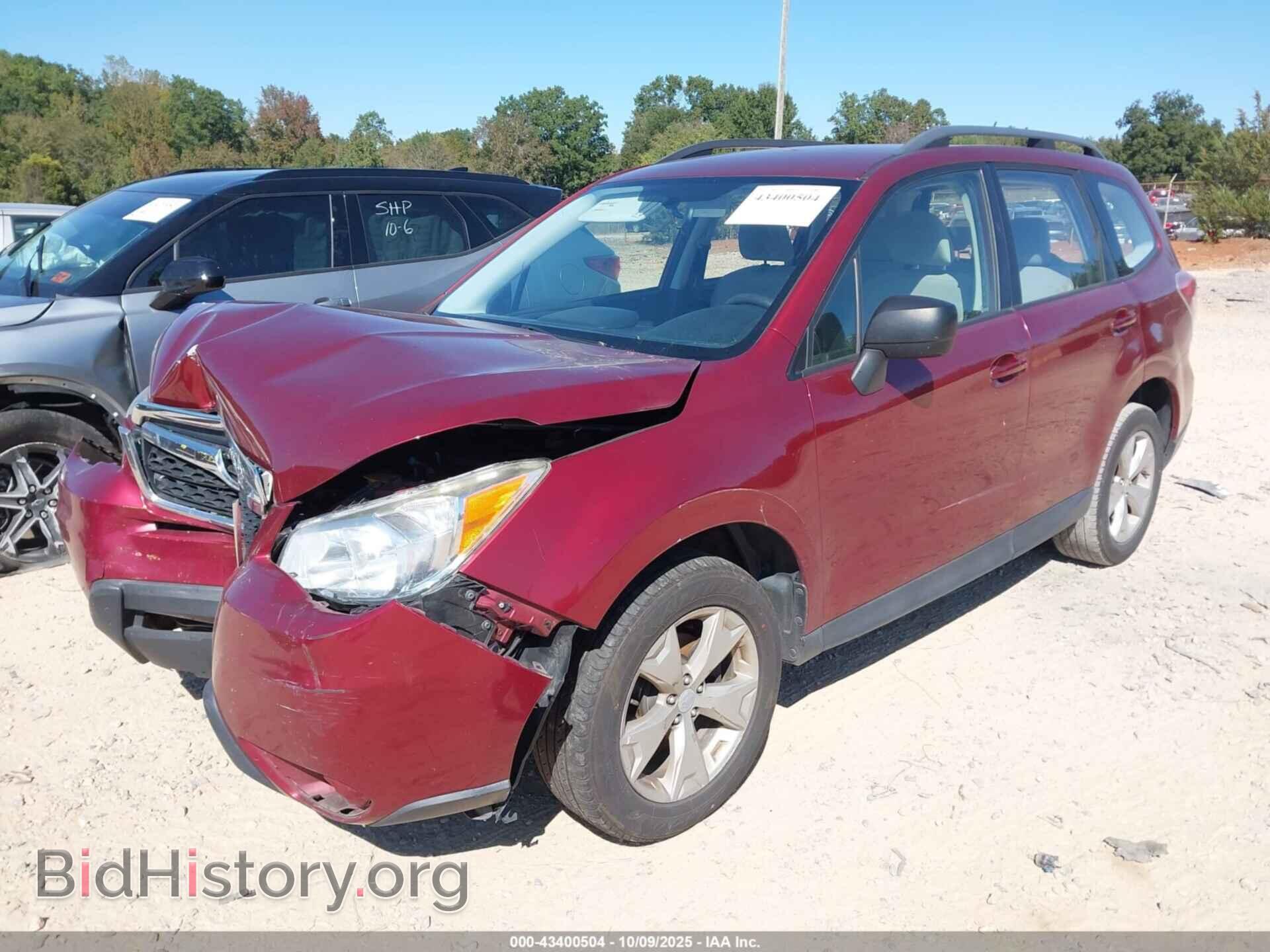 2015 SUBARU FORESTER - VIN: JF2SJABC4FH561154 - Фото 2