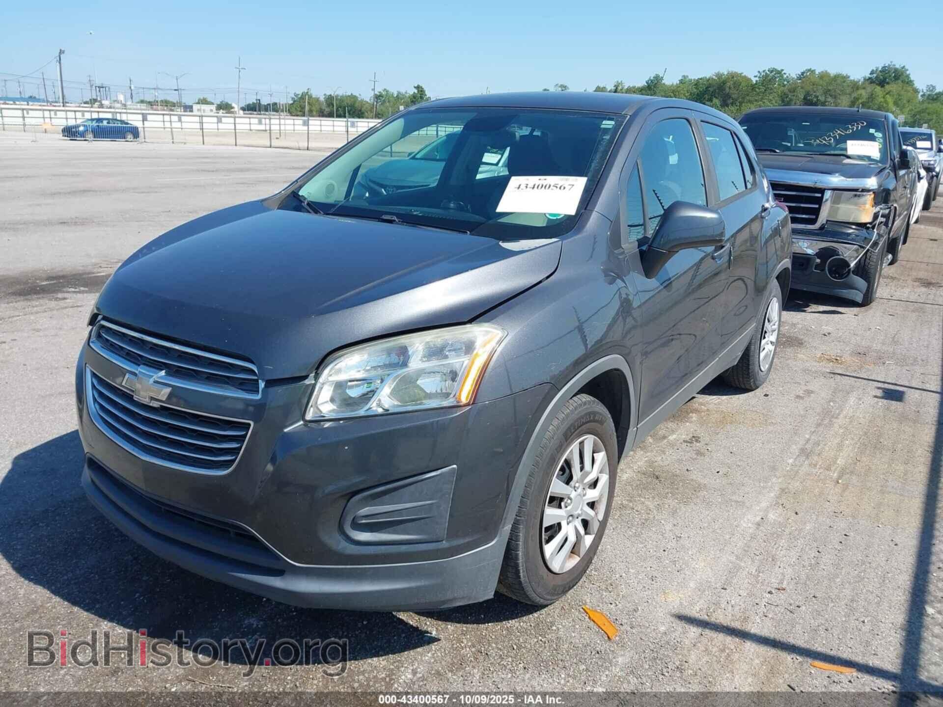 2016 CHEVROLET TRAX - VIN: 3GNCJKSB3GL276827 - Фото 2