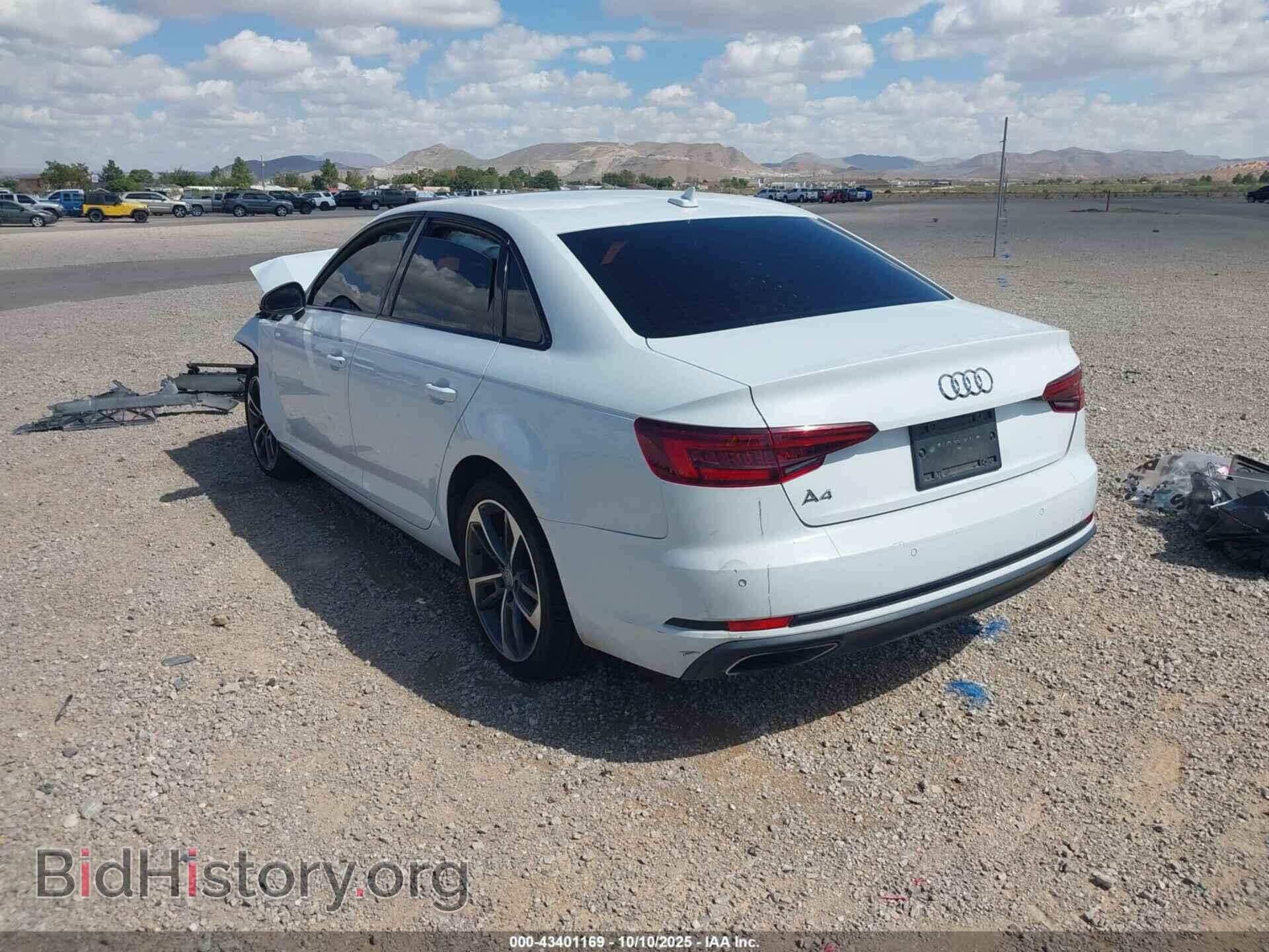 2019 AUDI A4 - VIN: WAUGMAF45KN016023 - Фото 3