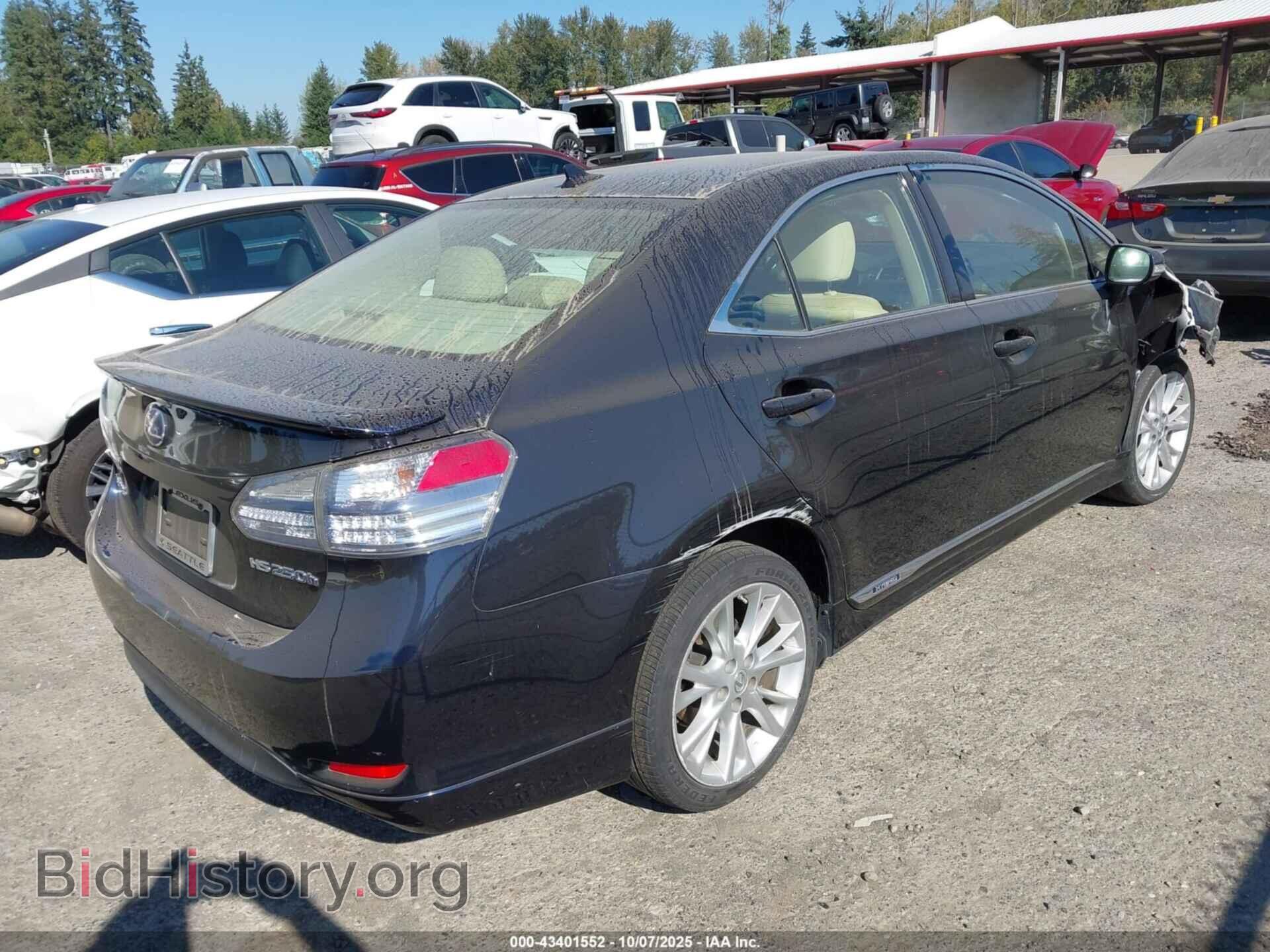 2010 LEXUS HS 250H - VIN: JTHBB1BA5A2021929 - Фото 4