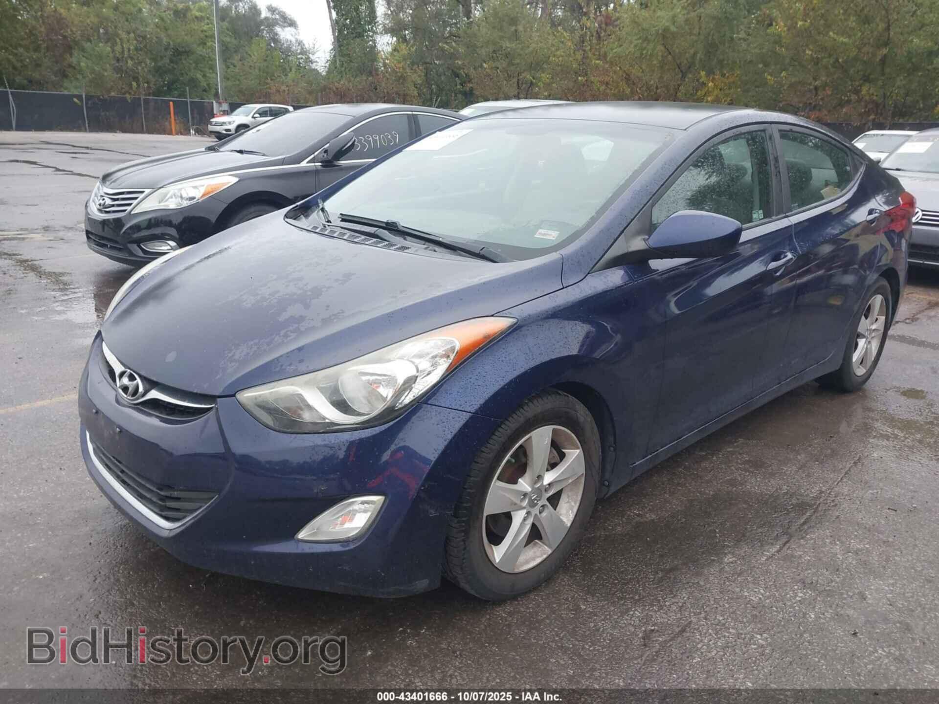 2012 HYUNDAI ELANTRA - VIN: 5NPDH4AE8CH144883 - Фото 2
