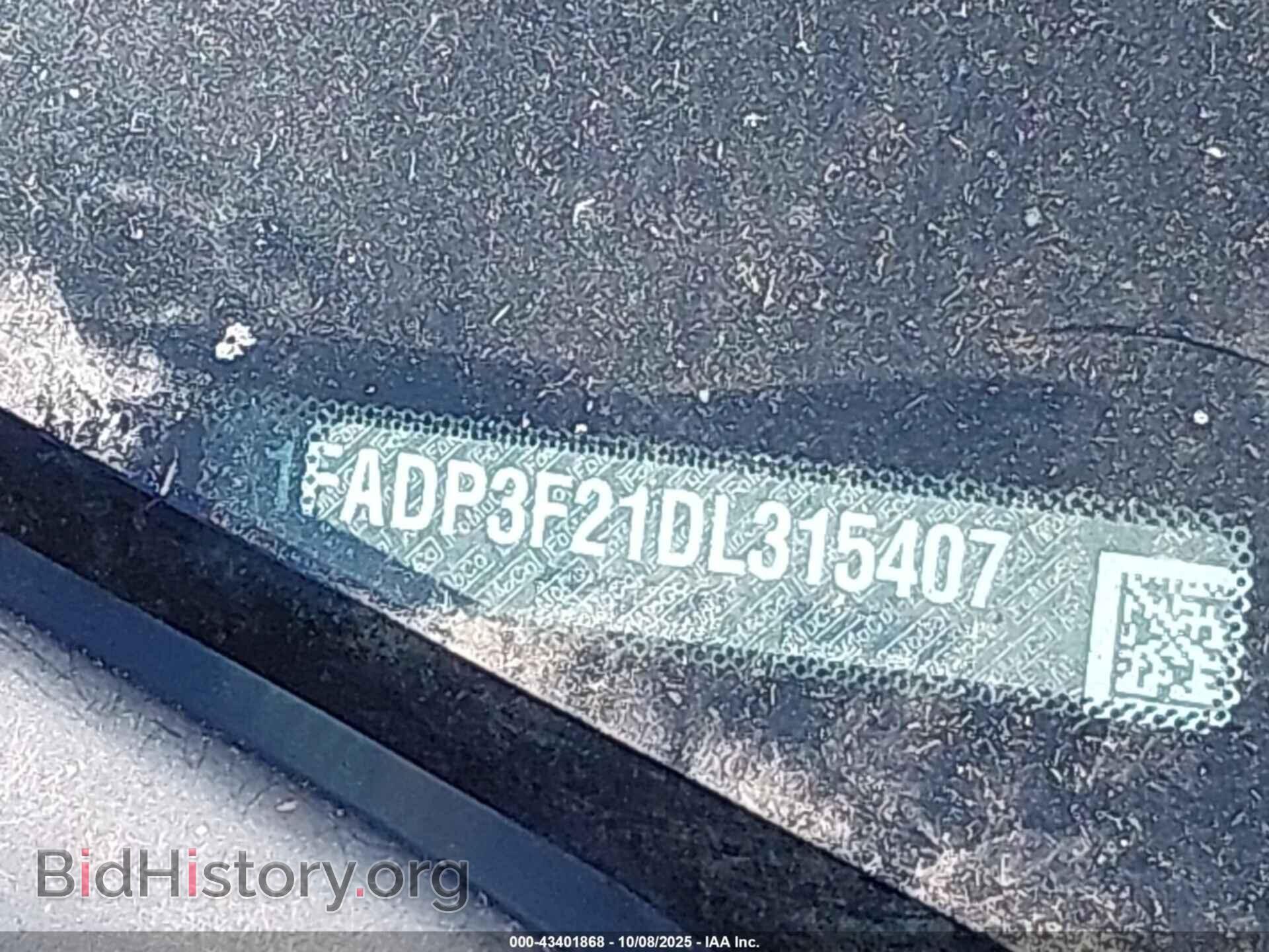 2013 FORD FOCUS - VIN: 1FADP3F21DL315407 - Фото 9