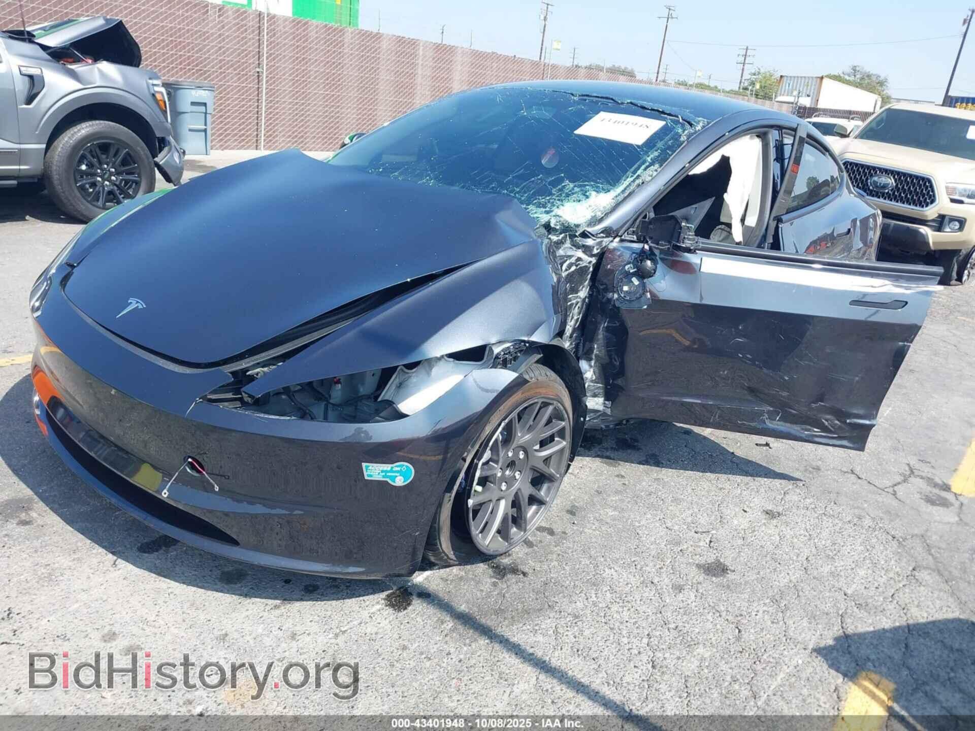 2025 TESLA MODEL 3 - VIN: 5YJ3E1EA3SF976350 - Фото 2