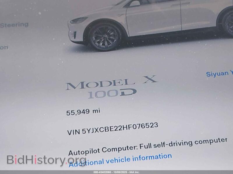 2017 Tesla MODEL X (VIN 5YJXCBE22HF076523) — photo 14 of 15