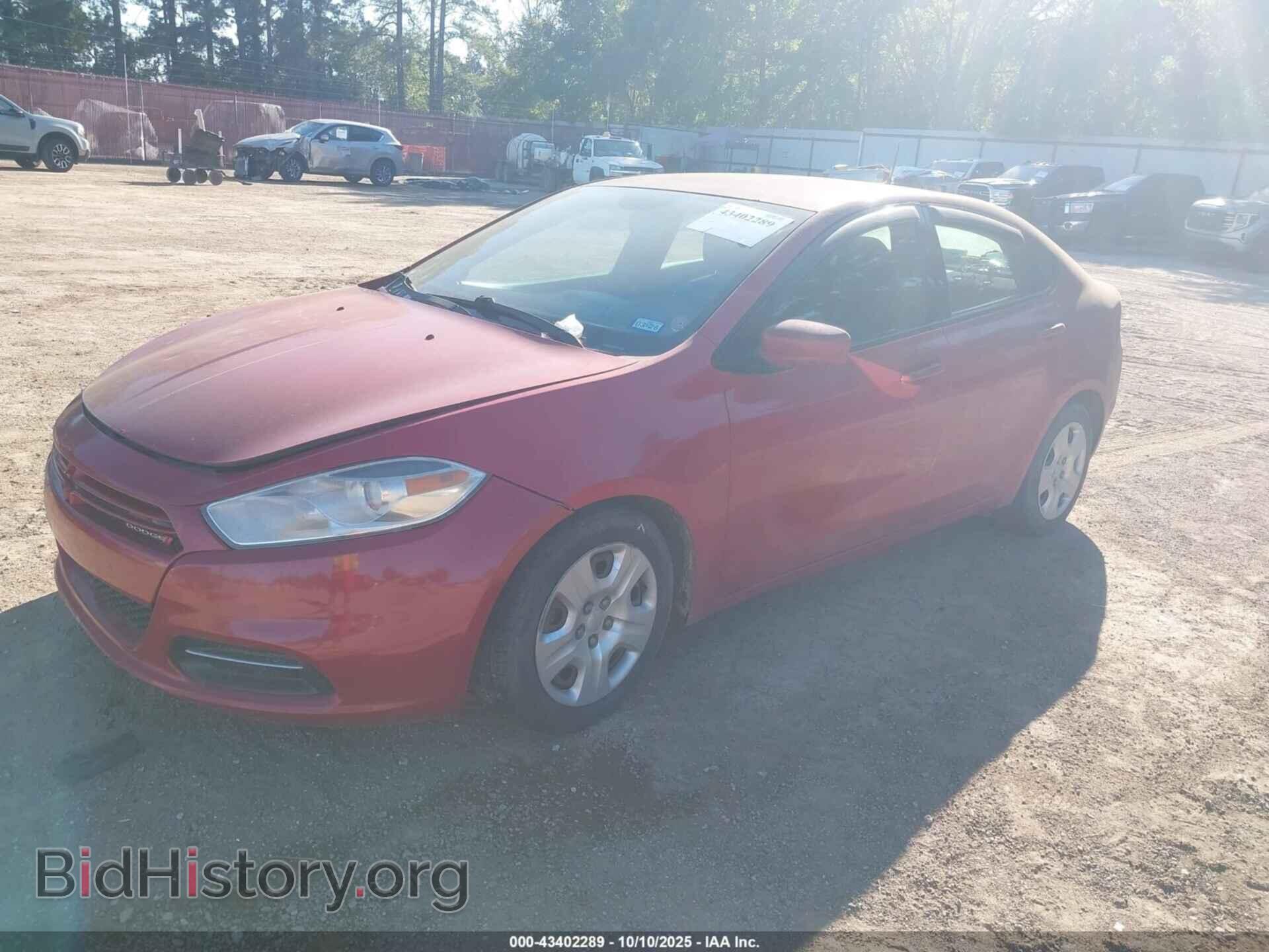 2014 DODGE DART - VIN: 1C3CDFAAXED742325 - Фото 2