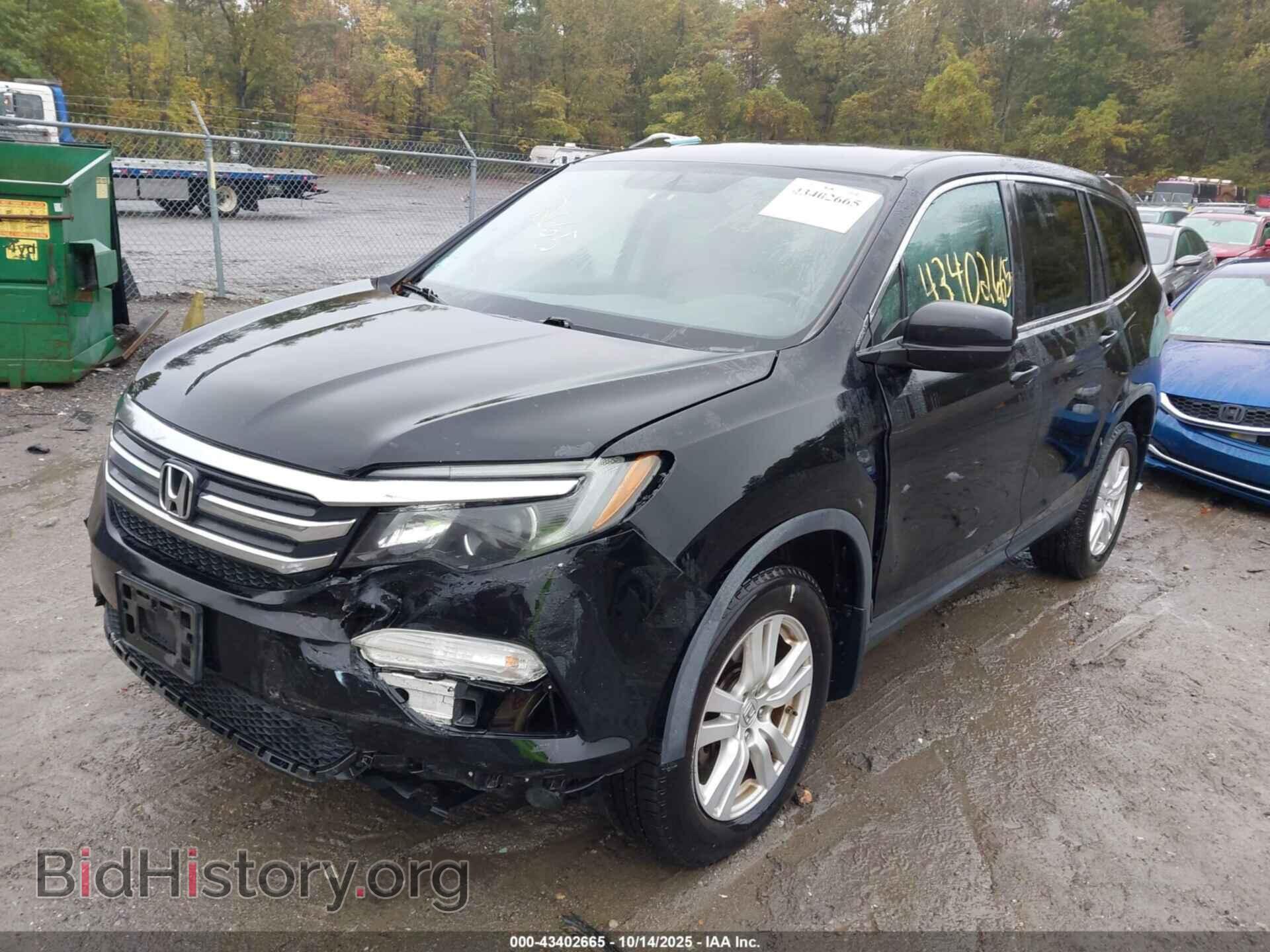 2016 HONDA PILOT - VIN: 5FNYF6H17GB040315 - Фото 2
