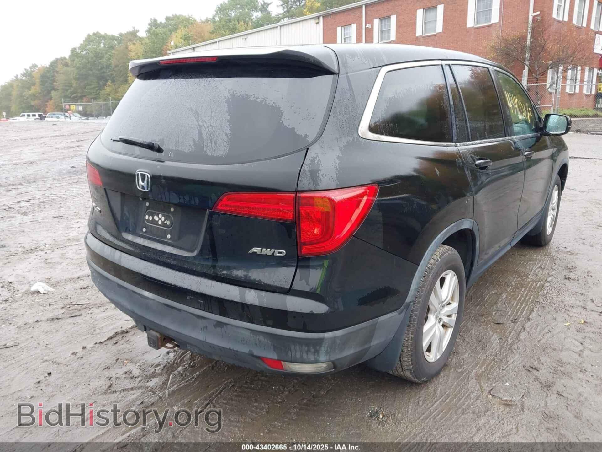 2016 HONDA PILOT - VIN: 5FNYF6H17GB040315 - Фото 4