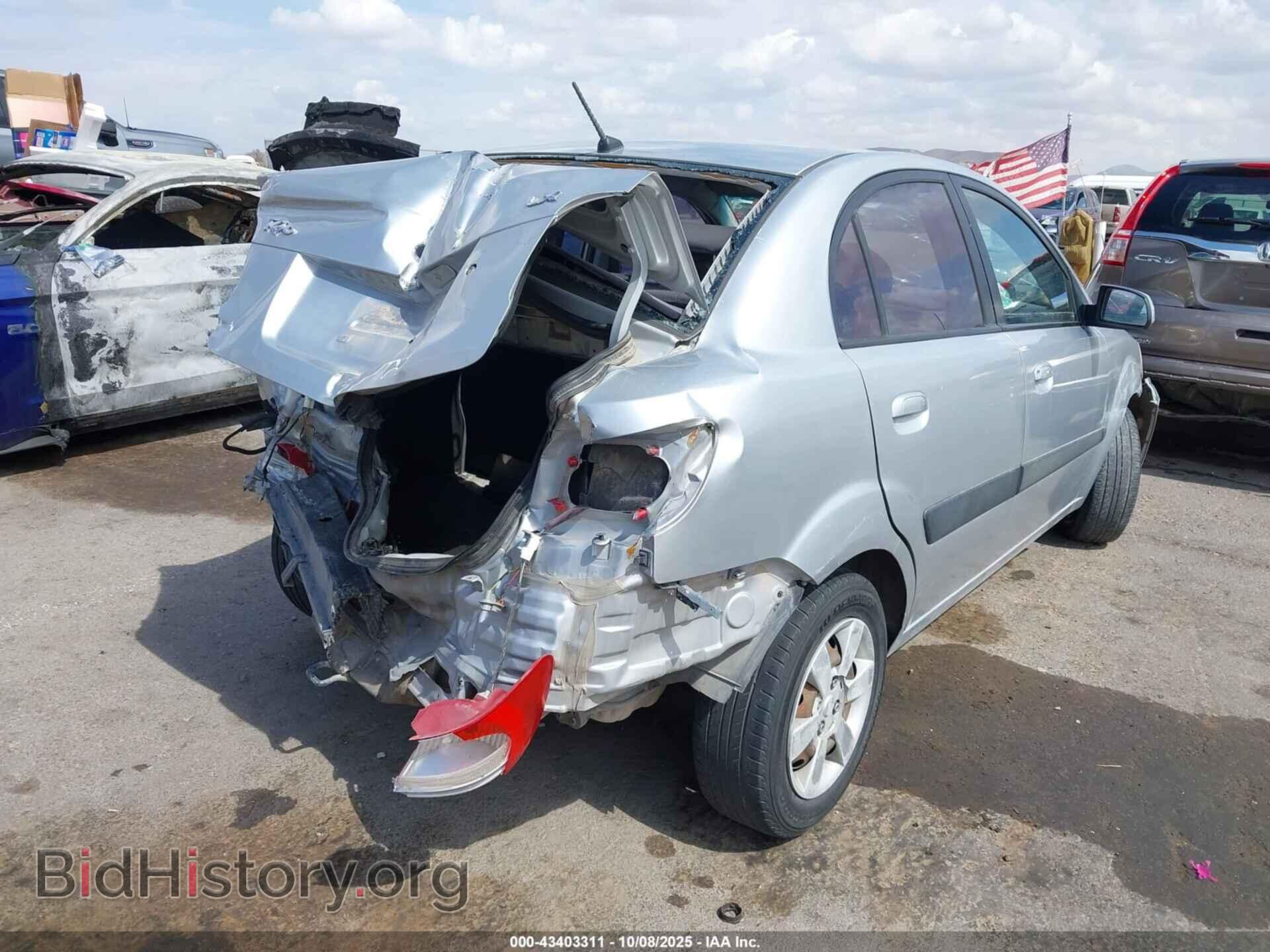 2006 KIA RIO - VIN: KNADE123766149654 - Фото 4