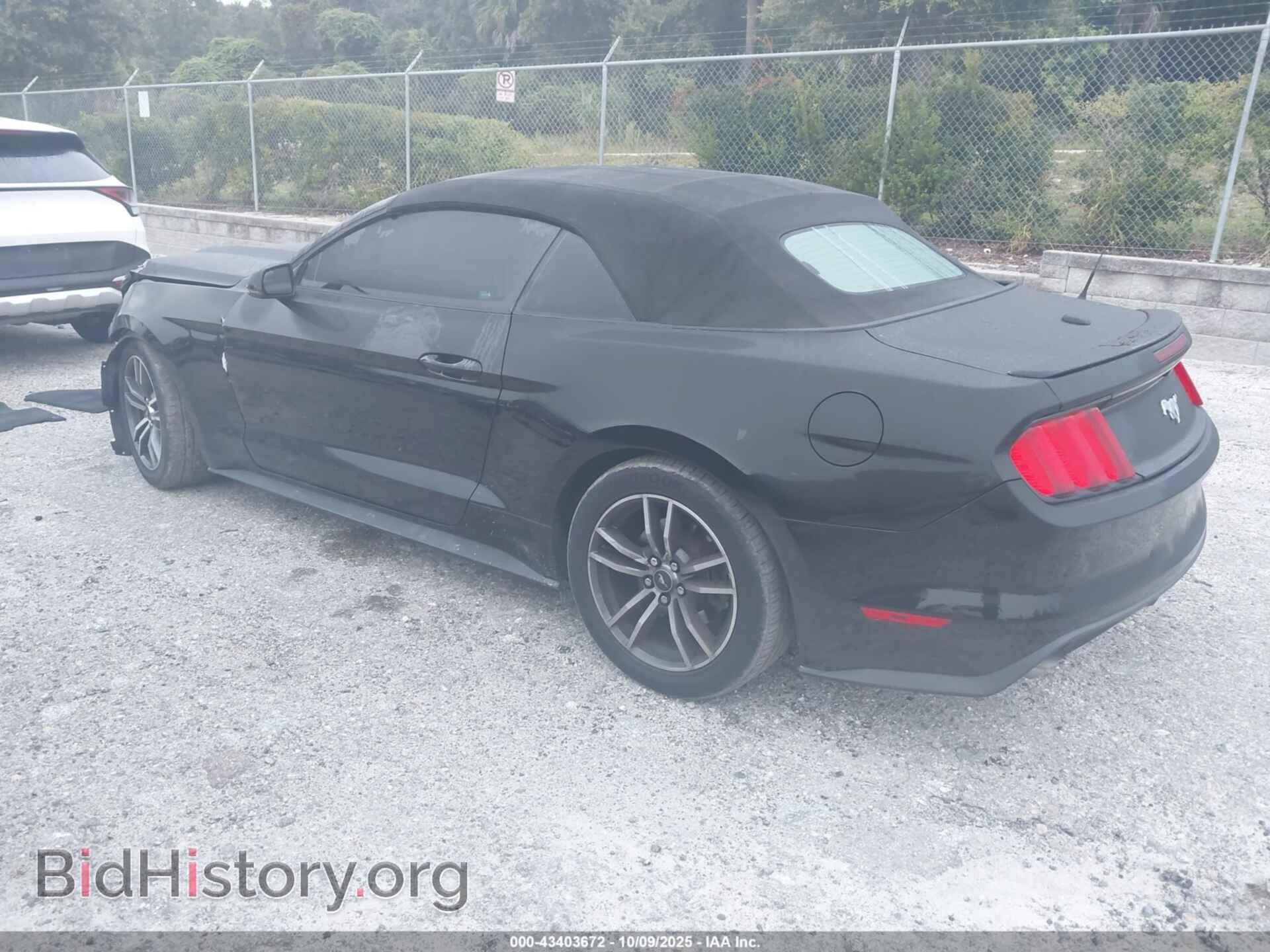2015 FORD MUSTANG - VIN: 1FATP8UH2F5377230 - Фото 3
