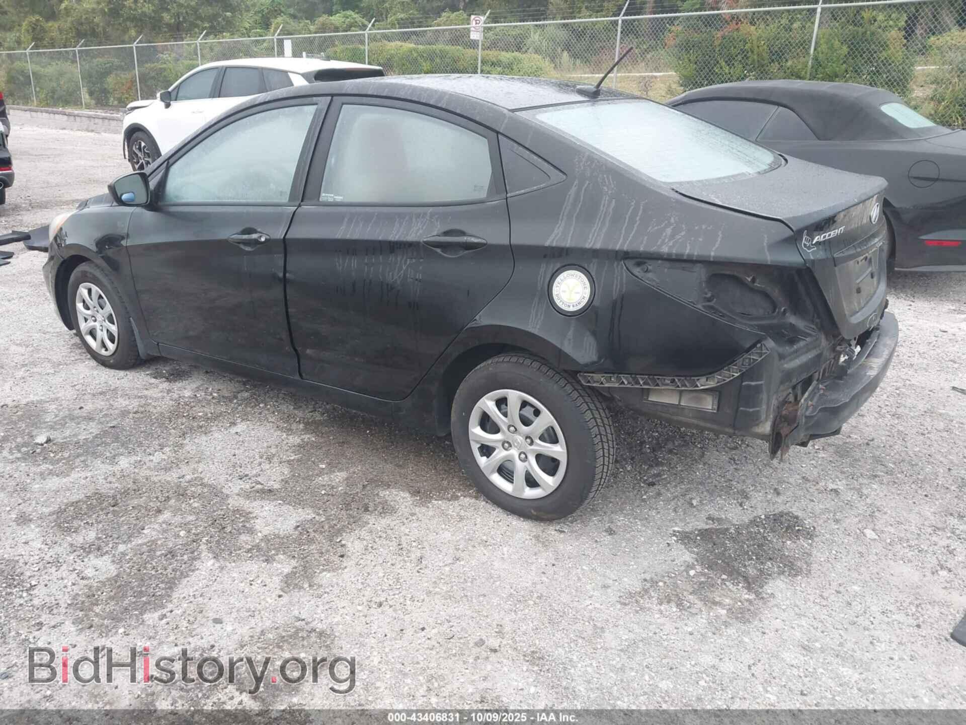 2013 HYUNDAI ACCENT - VIN: KMHCT4AE7DU584848 - Фото 3