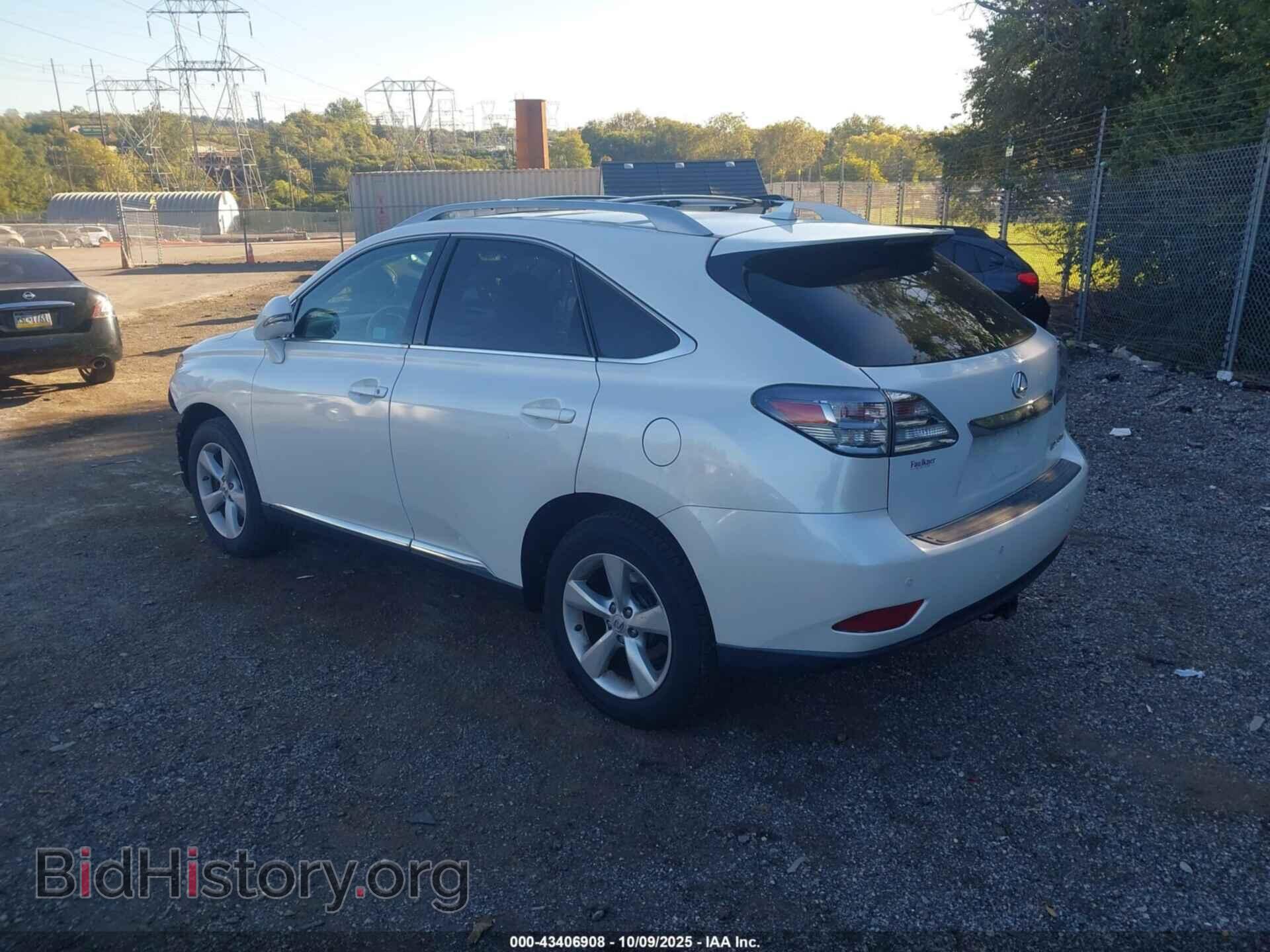 2012 LEXUS RX 350 - VIN: 2T2BK1BA7CC130183 - Фото 3