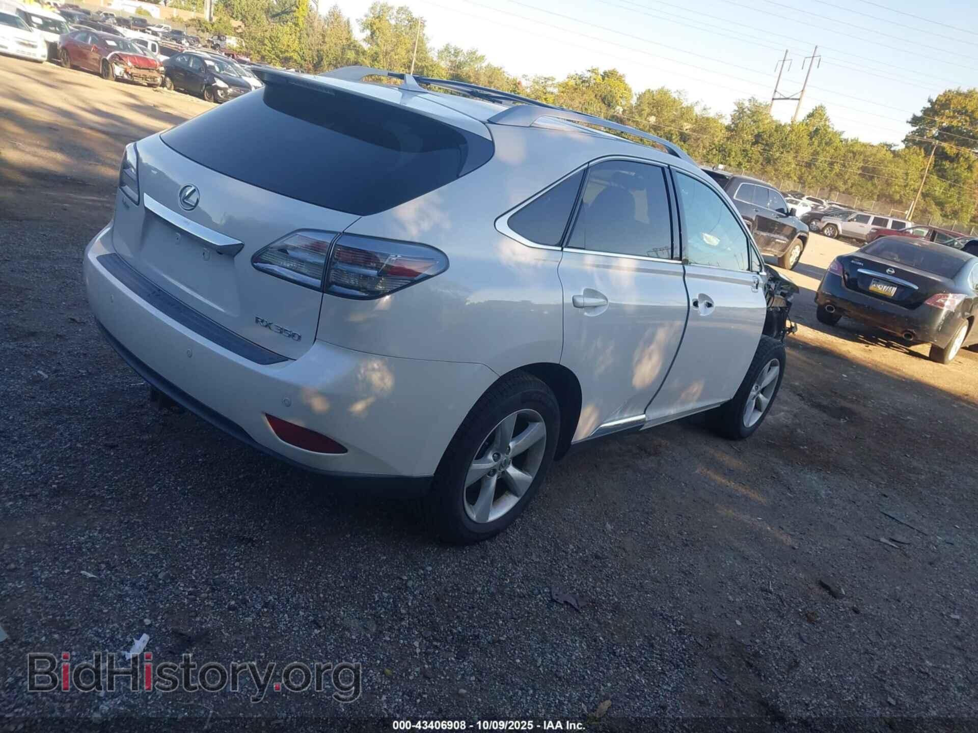 2012 LEXUS RX 350 - VIN: 2T2BK1BA7CC130183 - Фото 4