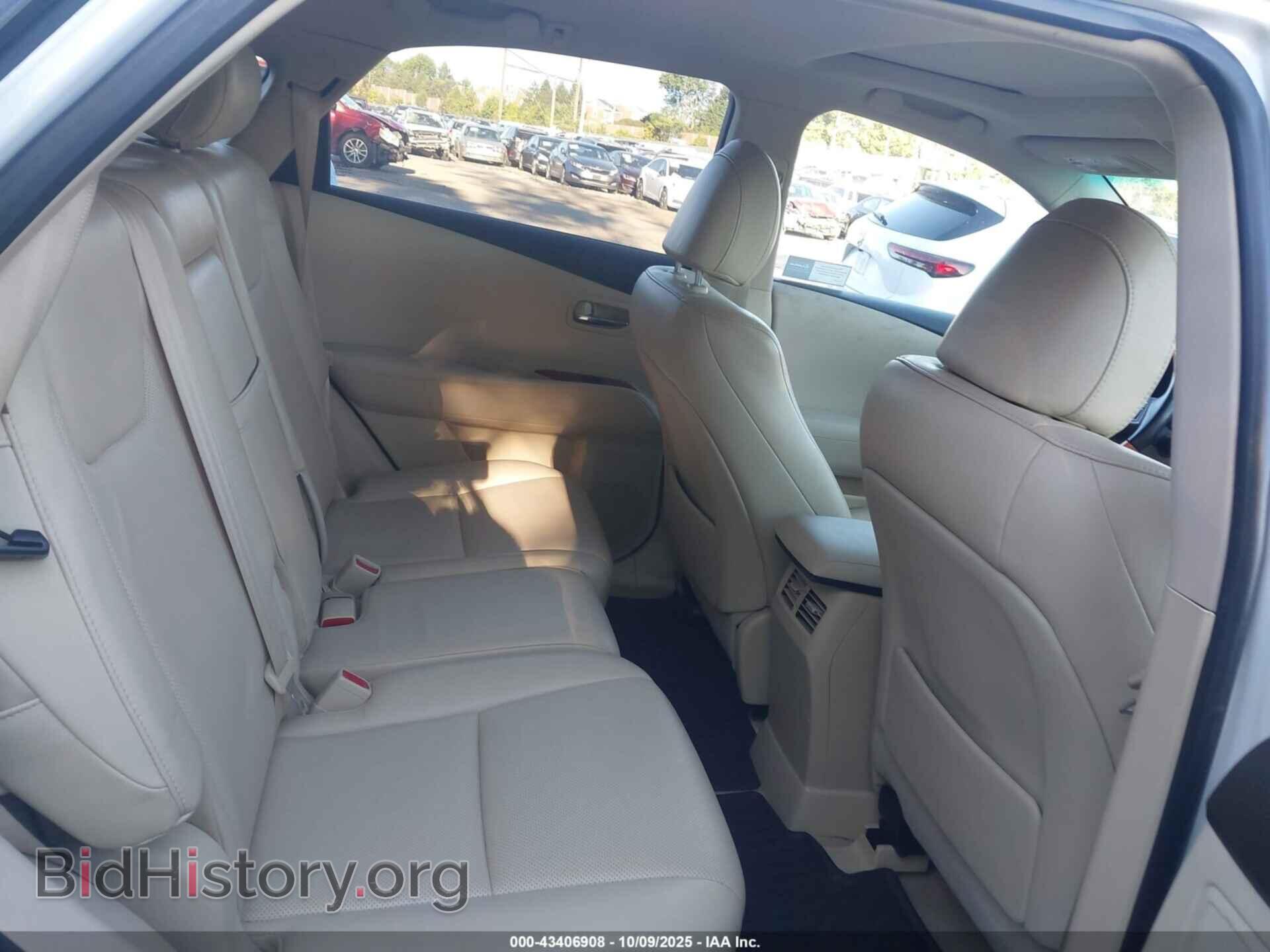 2012 LEXUS RX 350 - VIN: 2T2BK1BA7CC130183 - Фото 8