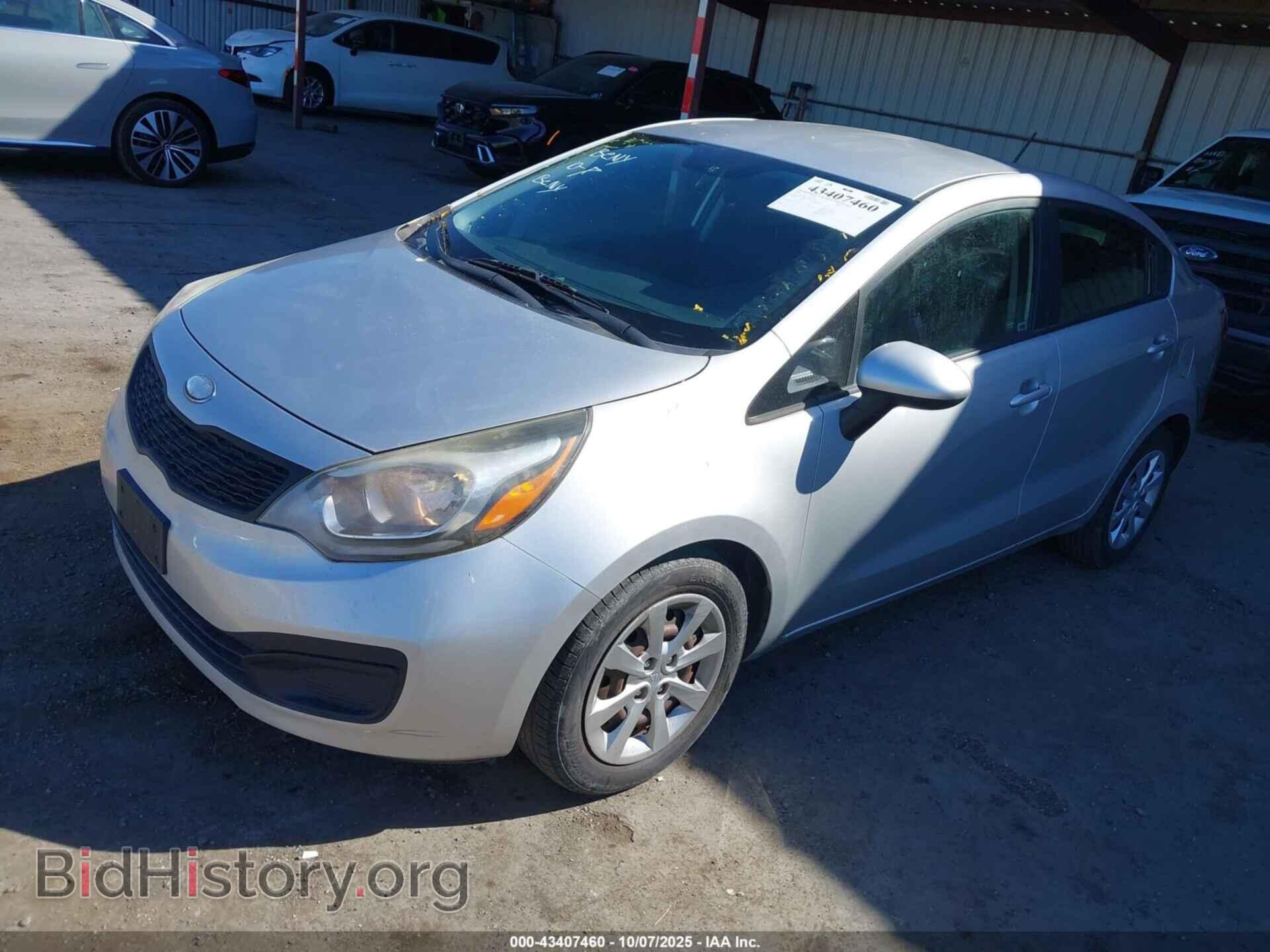 2013 KIA RIO - VIN: KNADM4A30D6237514 - Фото 2