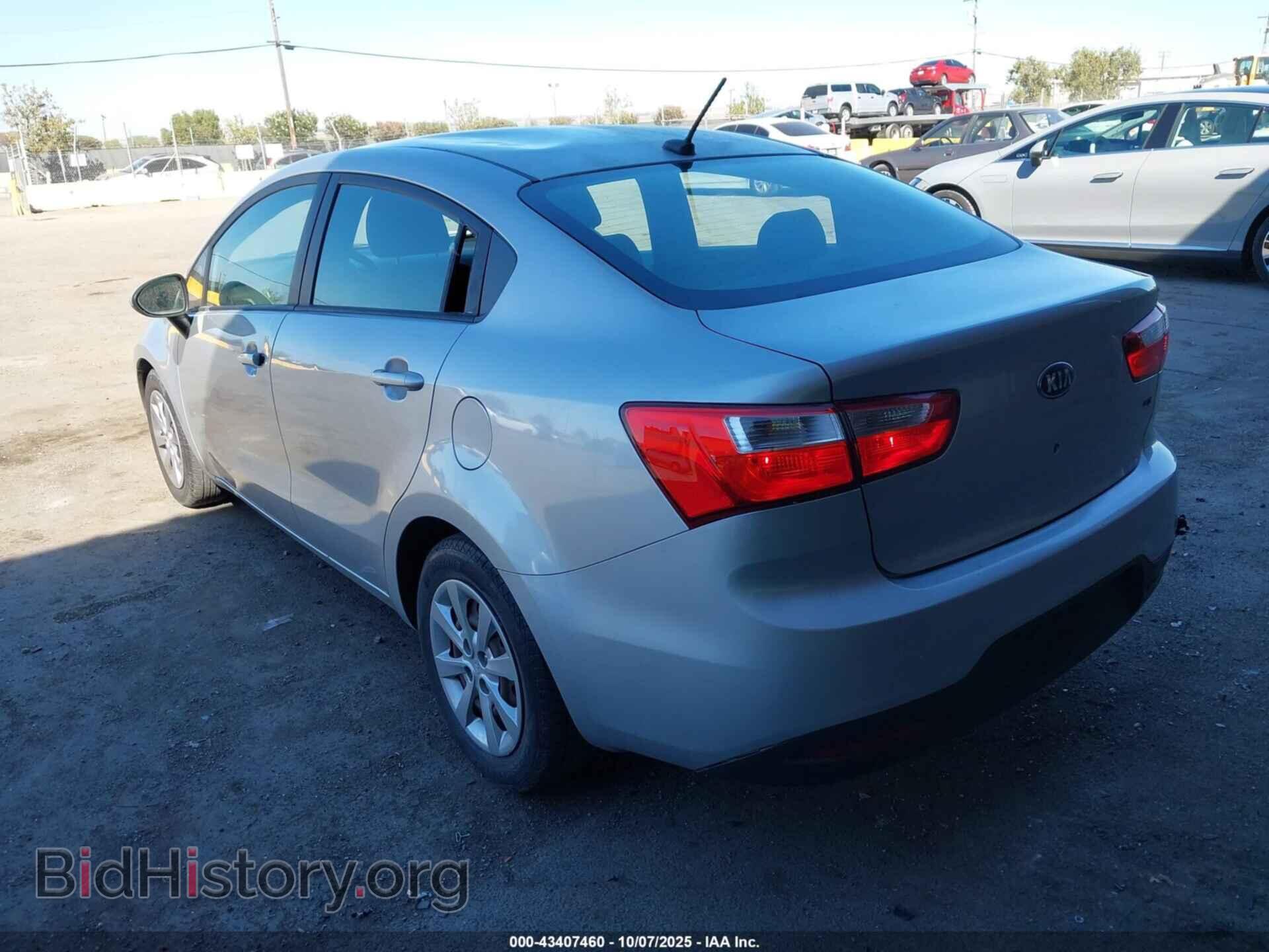 2013 KIA RIO - VIN: KNADM4A30D6237514 - Фото 3