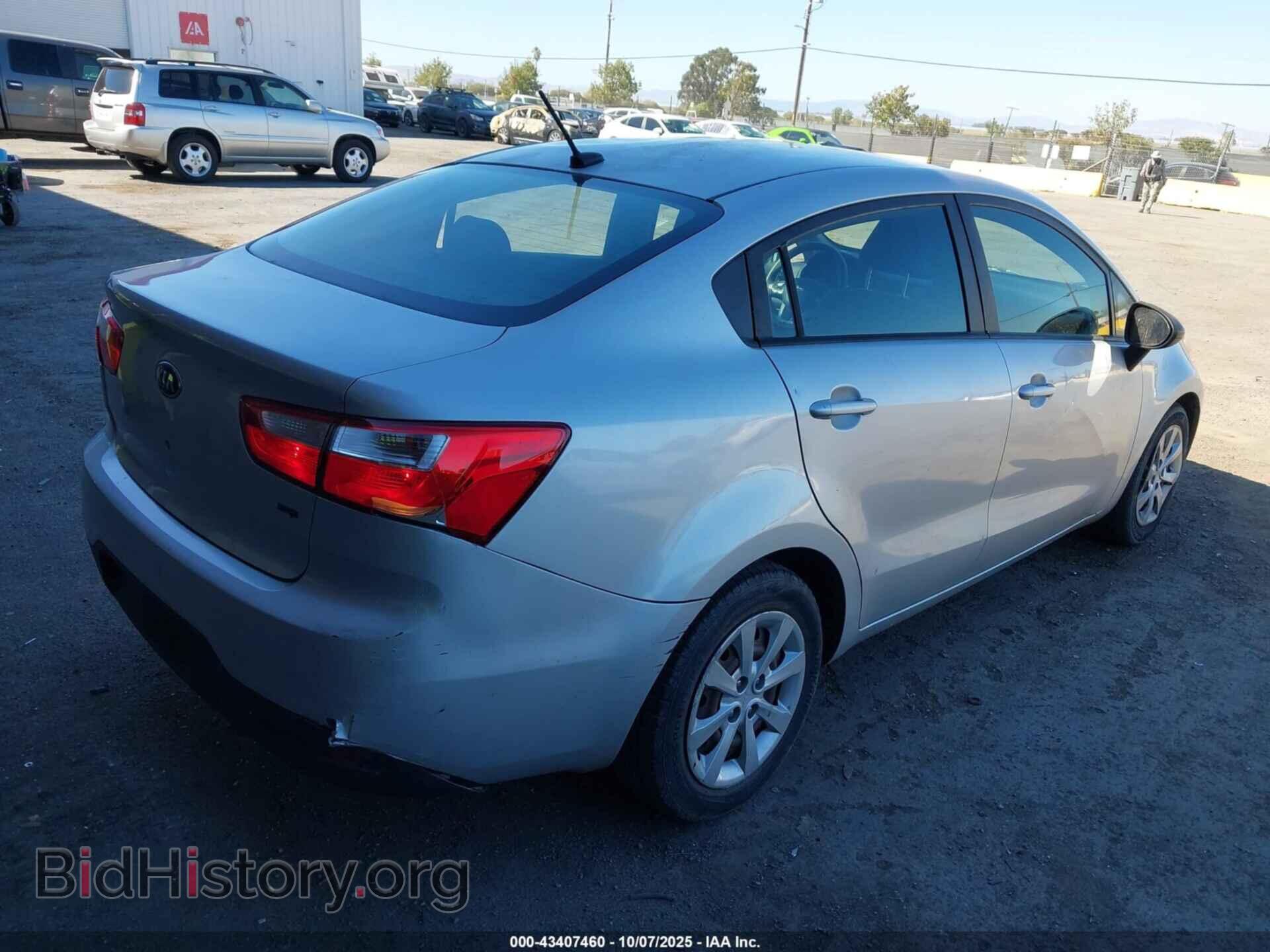 2013 KIA RIO - VIN: KNADM4A30D6237514 - Фото 4
