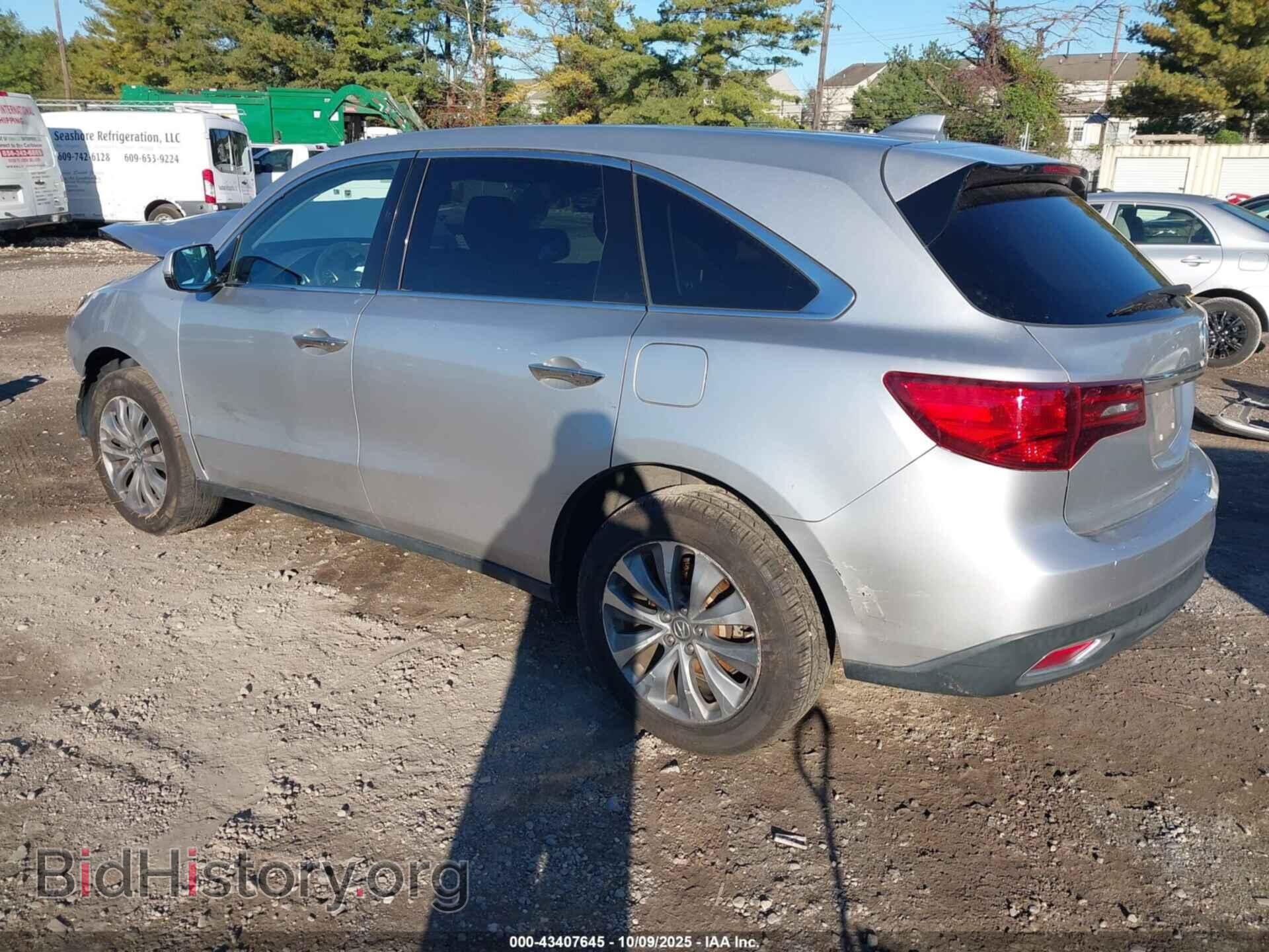 2014 ACURA MDX - VIN: 5FRYD4H41EB041878 - Фото 3