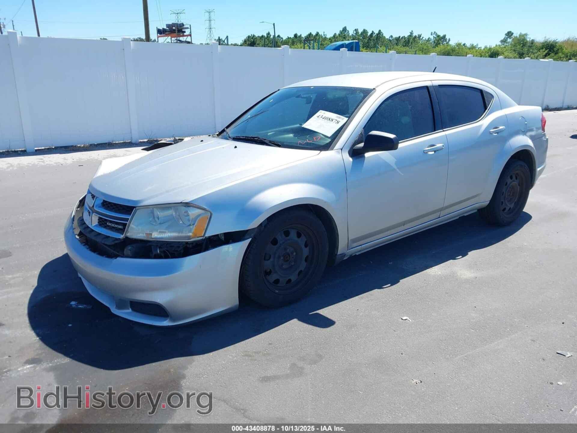 2011 DODGE AVENGER - VIN: 1B3BD4FB8BN523335 - Фото 2