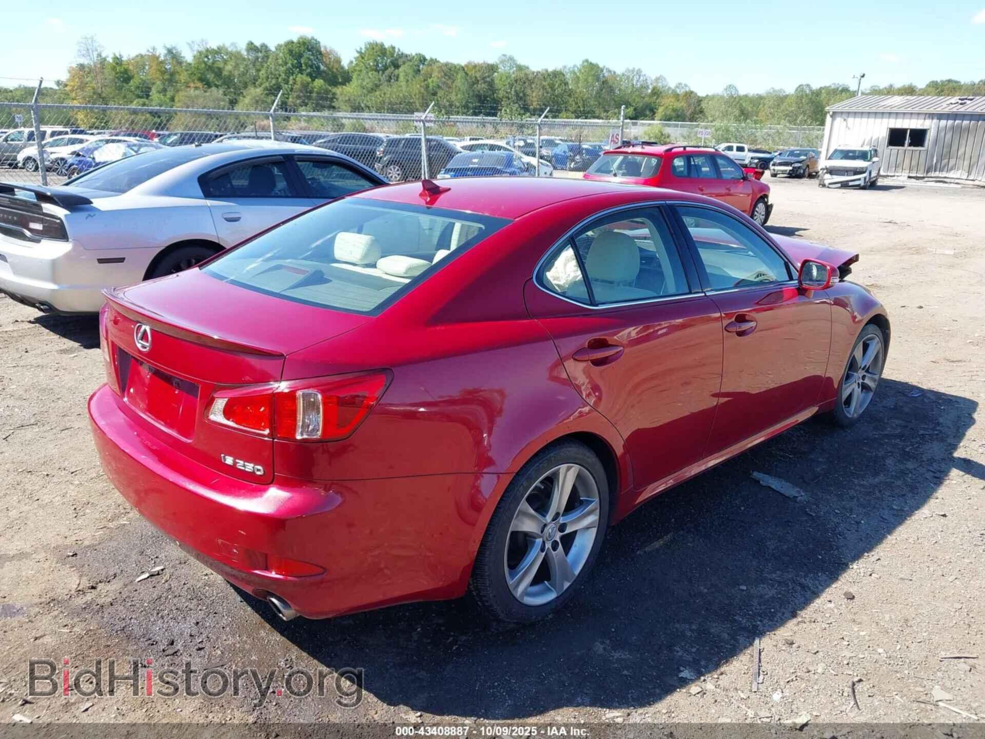 2012 LEXUS IS 250 - VIN: JTHBF5C27C5174655 - Фото 4