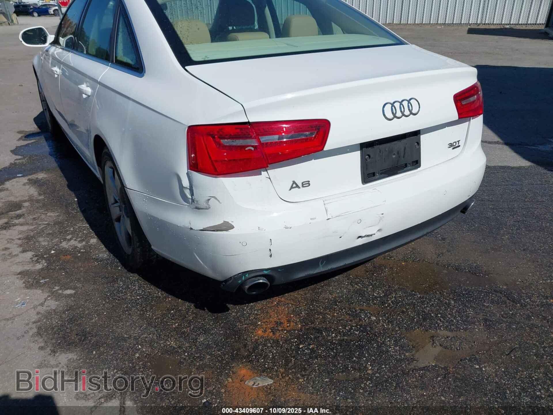 2012 AUDI A6 - VIN: WAUGGAFC2CN072260 - Фото 6