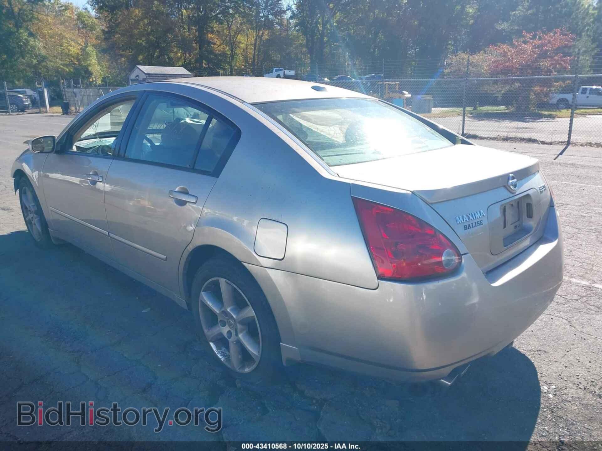 2006 NISSAN MAXIMA - VIN: 1N4BA41E36C830282 - Фото 3