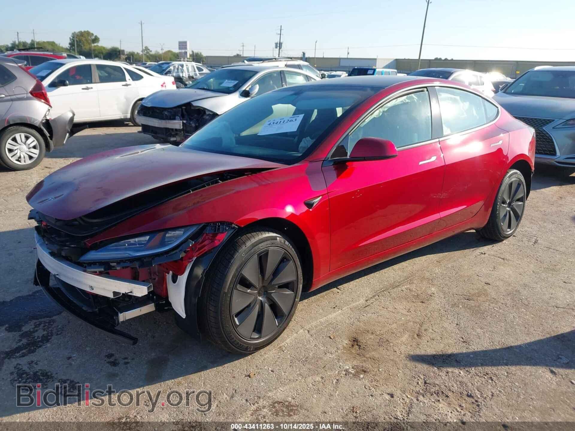 2025 TESLA MODEL 3 - VIN: 5YJ3E1EA7SF077975 - Фото 2