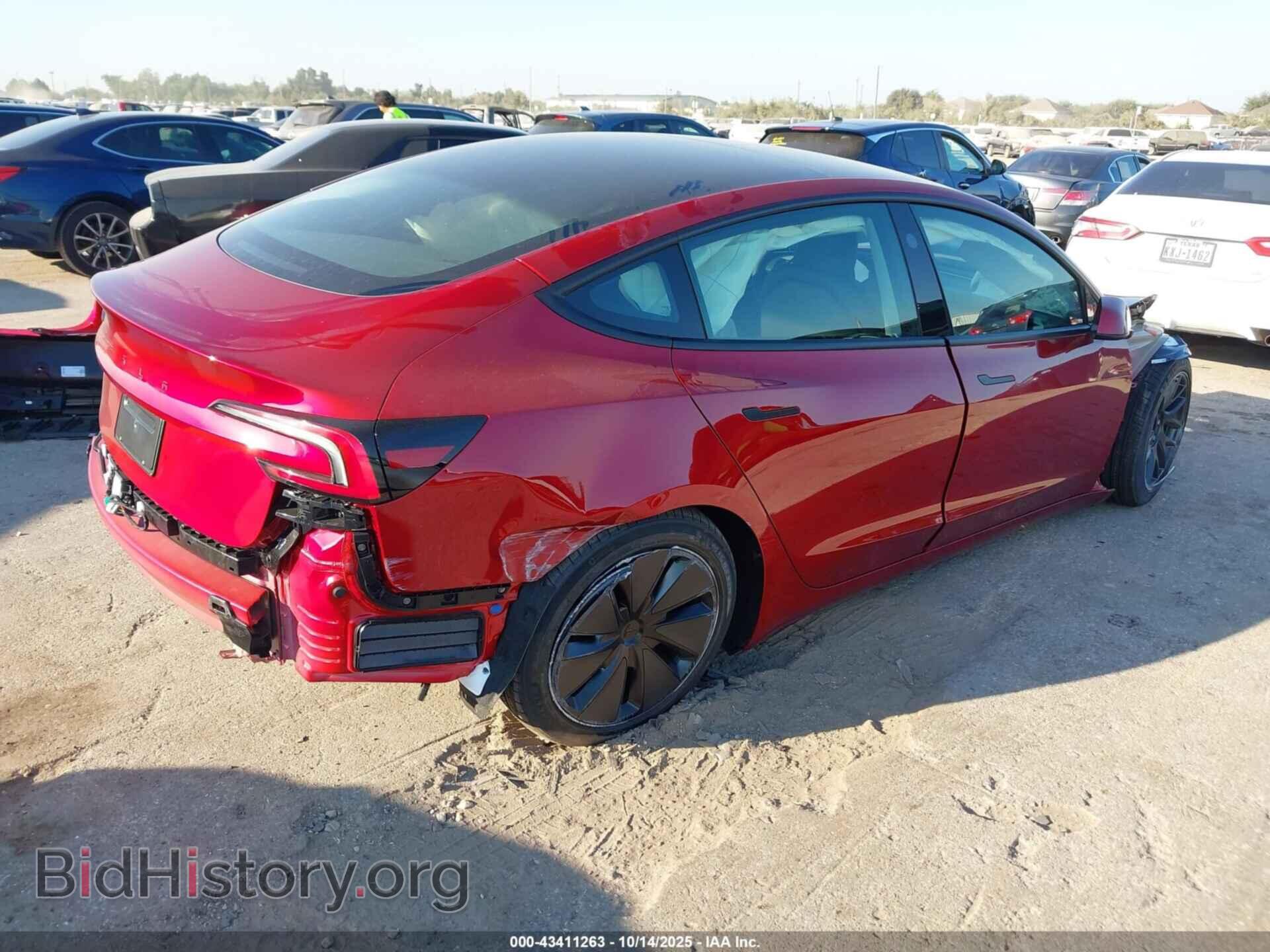 2025 TESLA MODEL 3 - VIN: 5YJ3E1EA7SF077975 - Фото 4