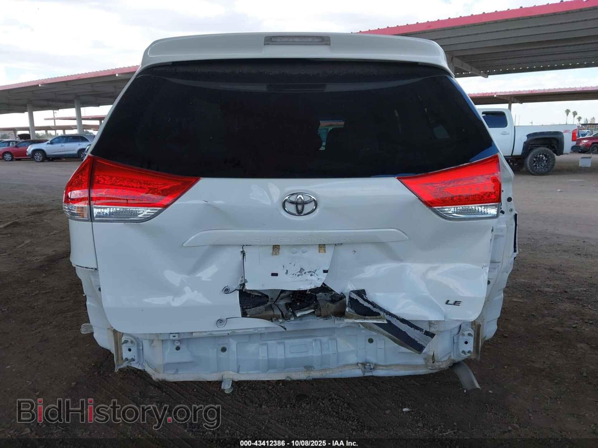 2013 TOYOTA SIENNA - VIN: 5TDKK3DC8DS360855 - Фото 6