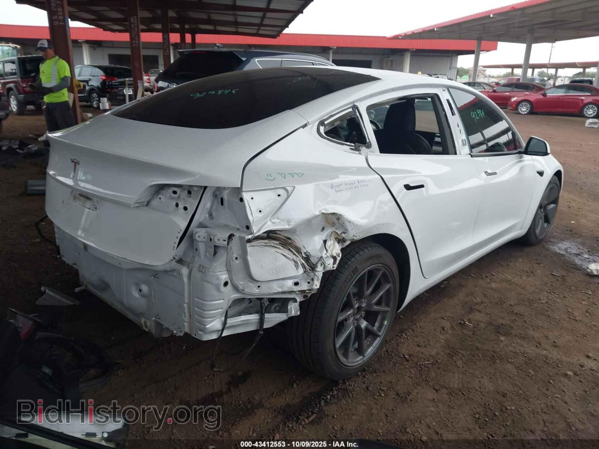 2021 TESLA MODEL 3 - VIN: 5YJ3E1EA2MF929846 - Фото 4
