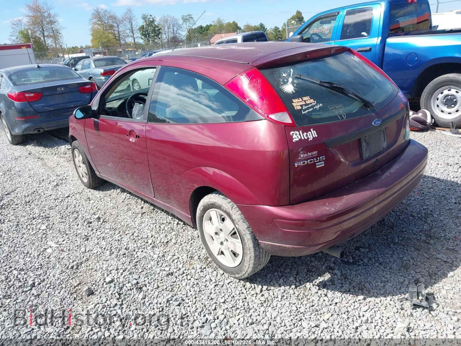 2007 FORD FOCUS - VIN: 1FAFP31N97W227900 - Фото 3