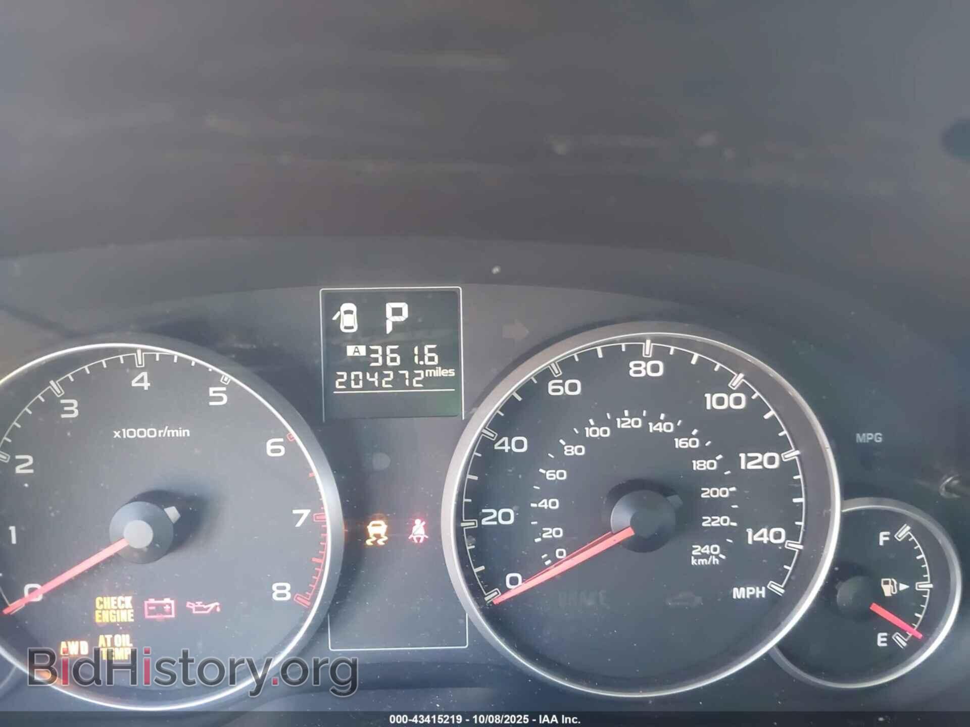 2014 SUBARU OUTBACK - VIN: 4S4BRCCC6E3244162 - Фото 7