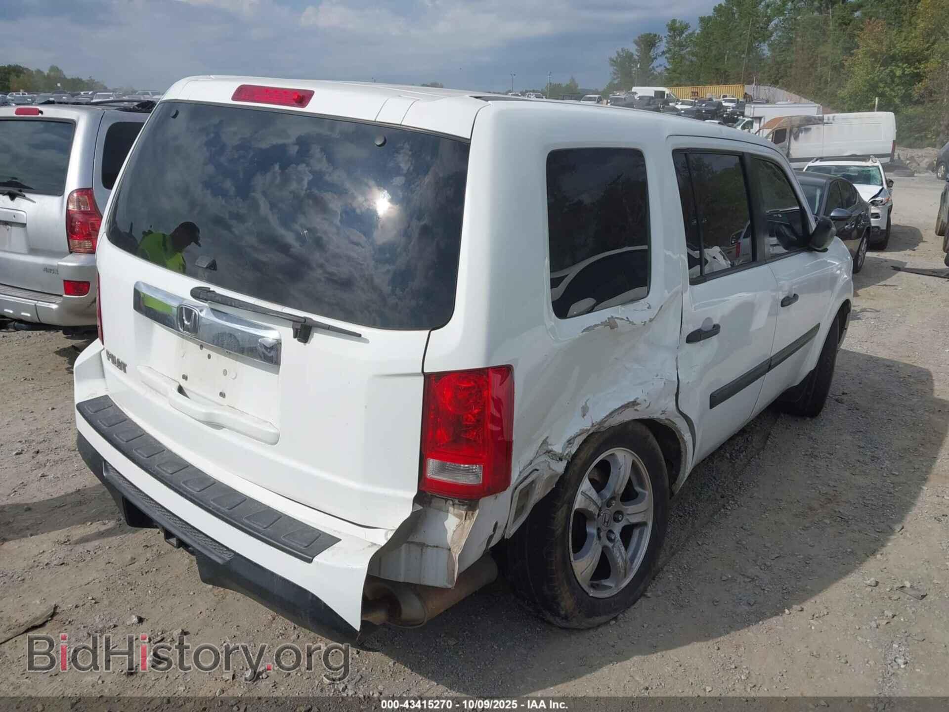 2014 HONDA PILOT - VIN: 5FNYF3H22EB001409 - Фото 4