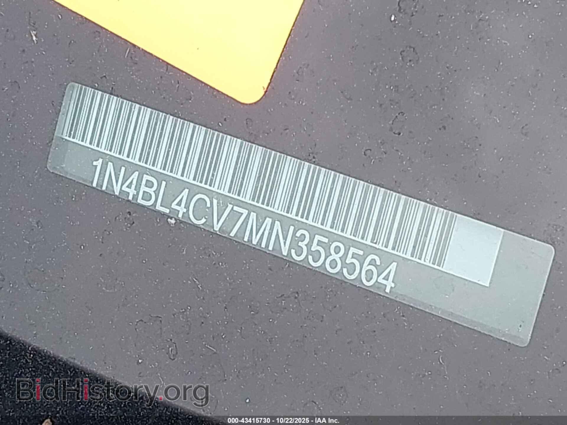 2021 NISSAN ALTIMA - VIN: 1N4BL4CV7MN358564 - Фото 9