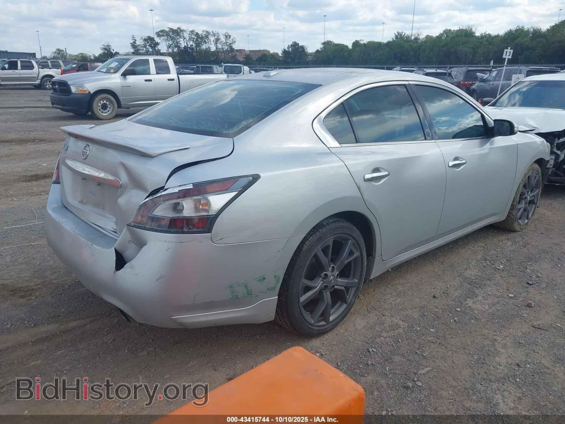 2013 NISSAN MAXIMA - VIN: 1N4AA5AP0DC811642 - Фото 4