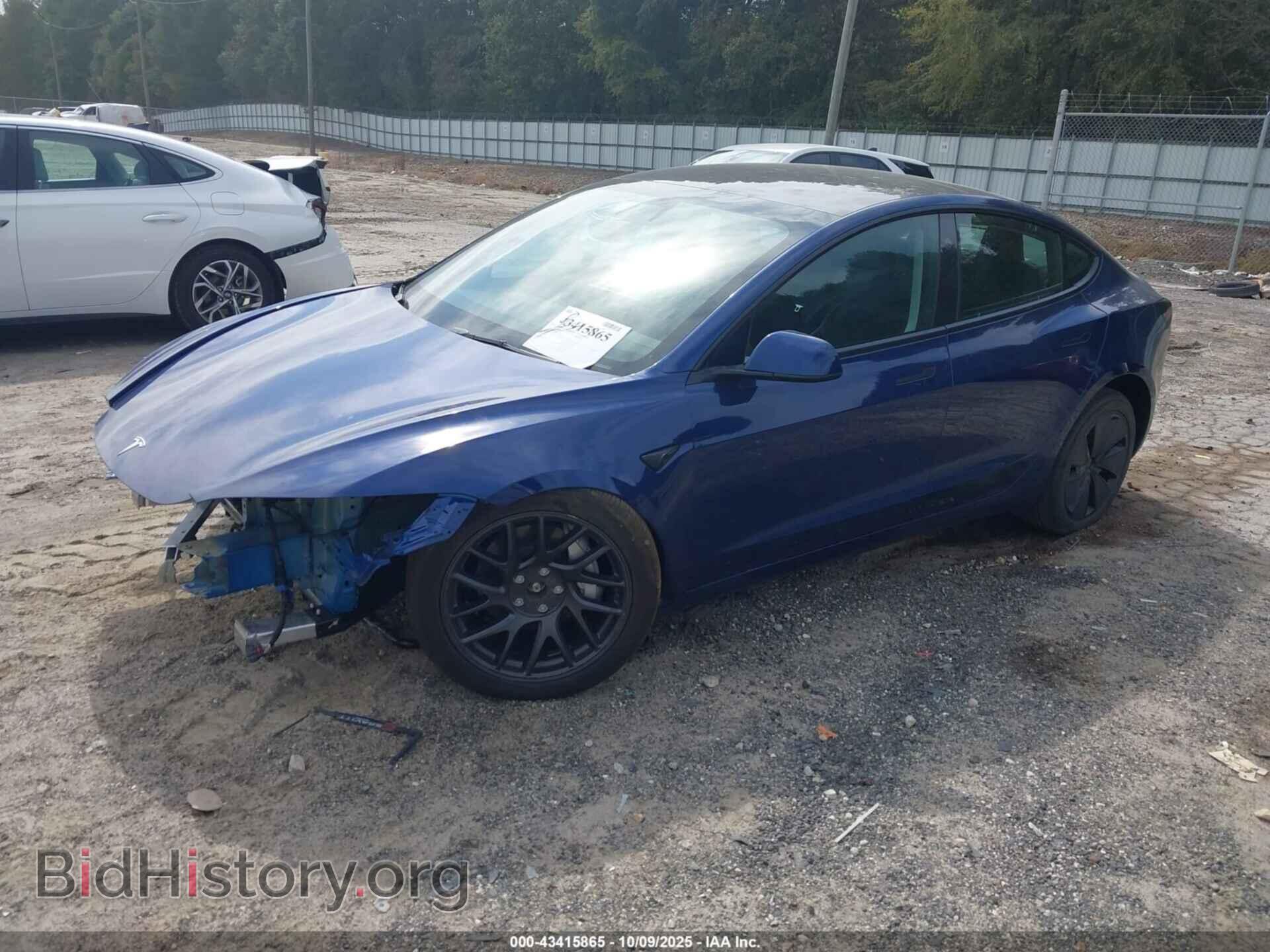 2025 TESLA MODEL 3 - VIN: 5YJ3E1EB6SF916023 - Фото 2