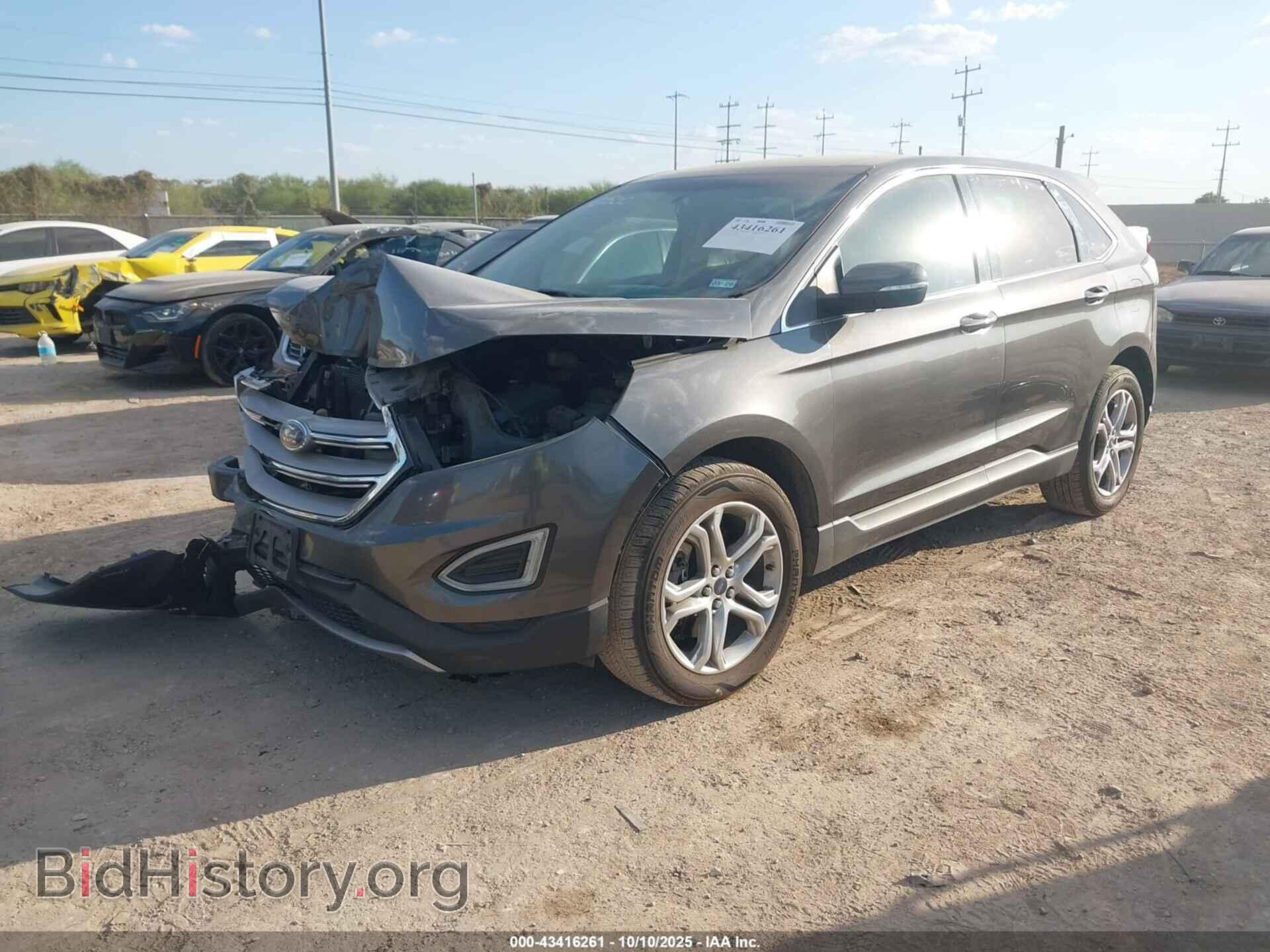 2018 FORD EDGE - VIN: 2FMPK4K91JBB43031 - Фото 2