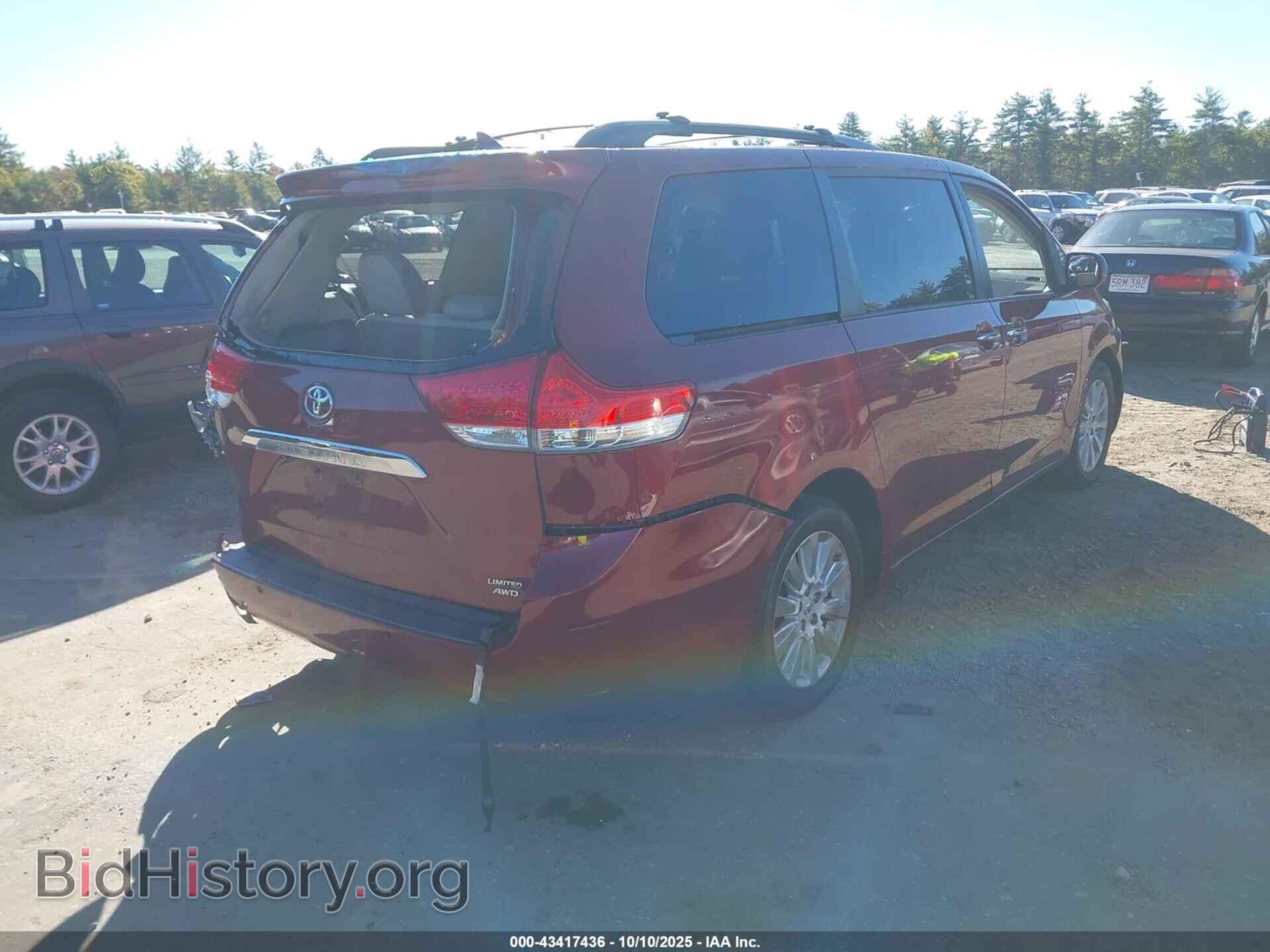 2012 TOYOTA SIENNA - VIN: 5TDDK3DC3CS044206 - Фото 4