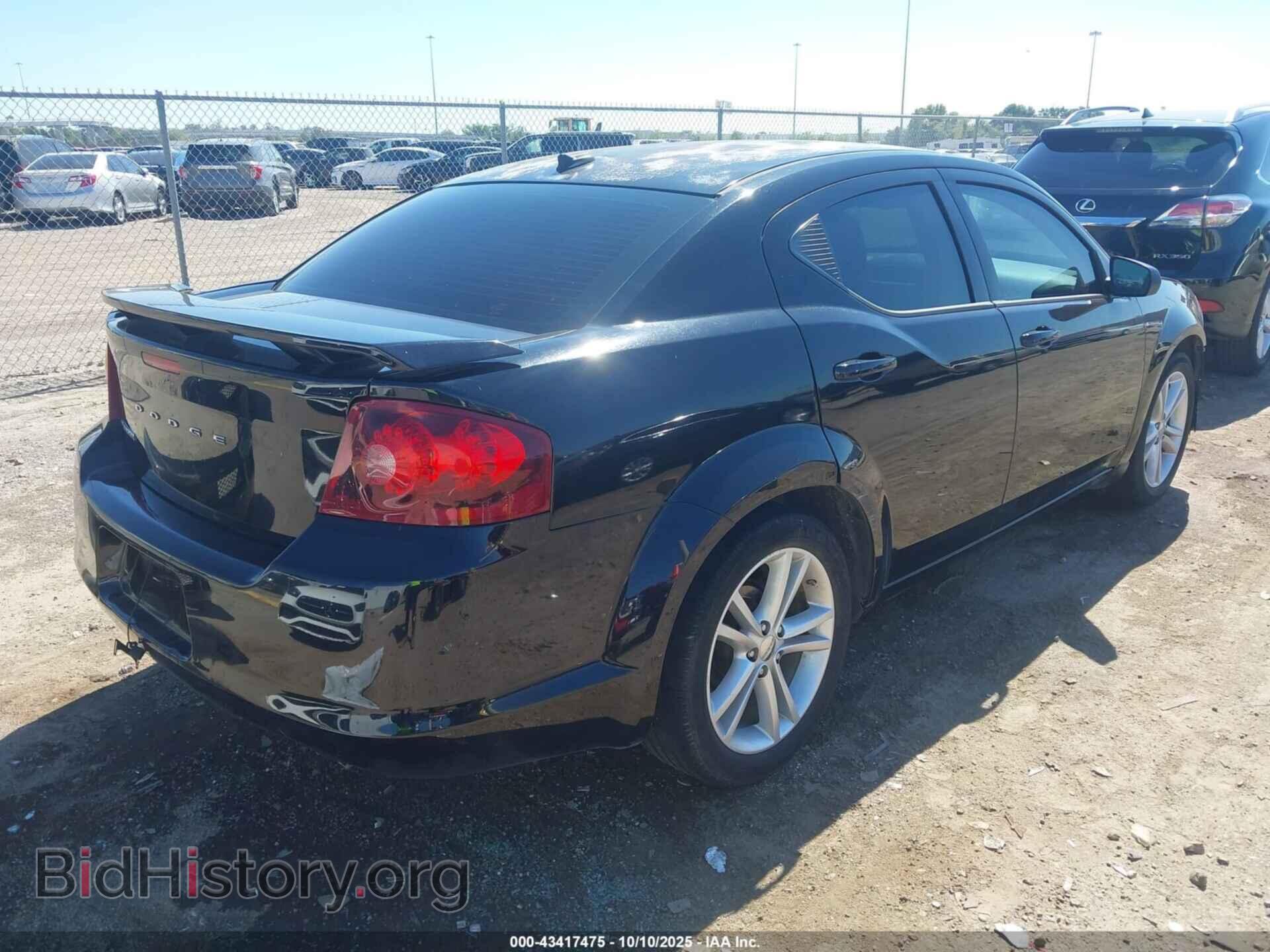 2013 DODGE AVENGER - VIN: 1C3CDZAG2DN757206 - Фото 4
