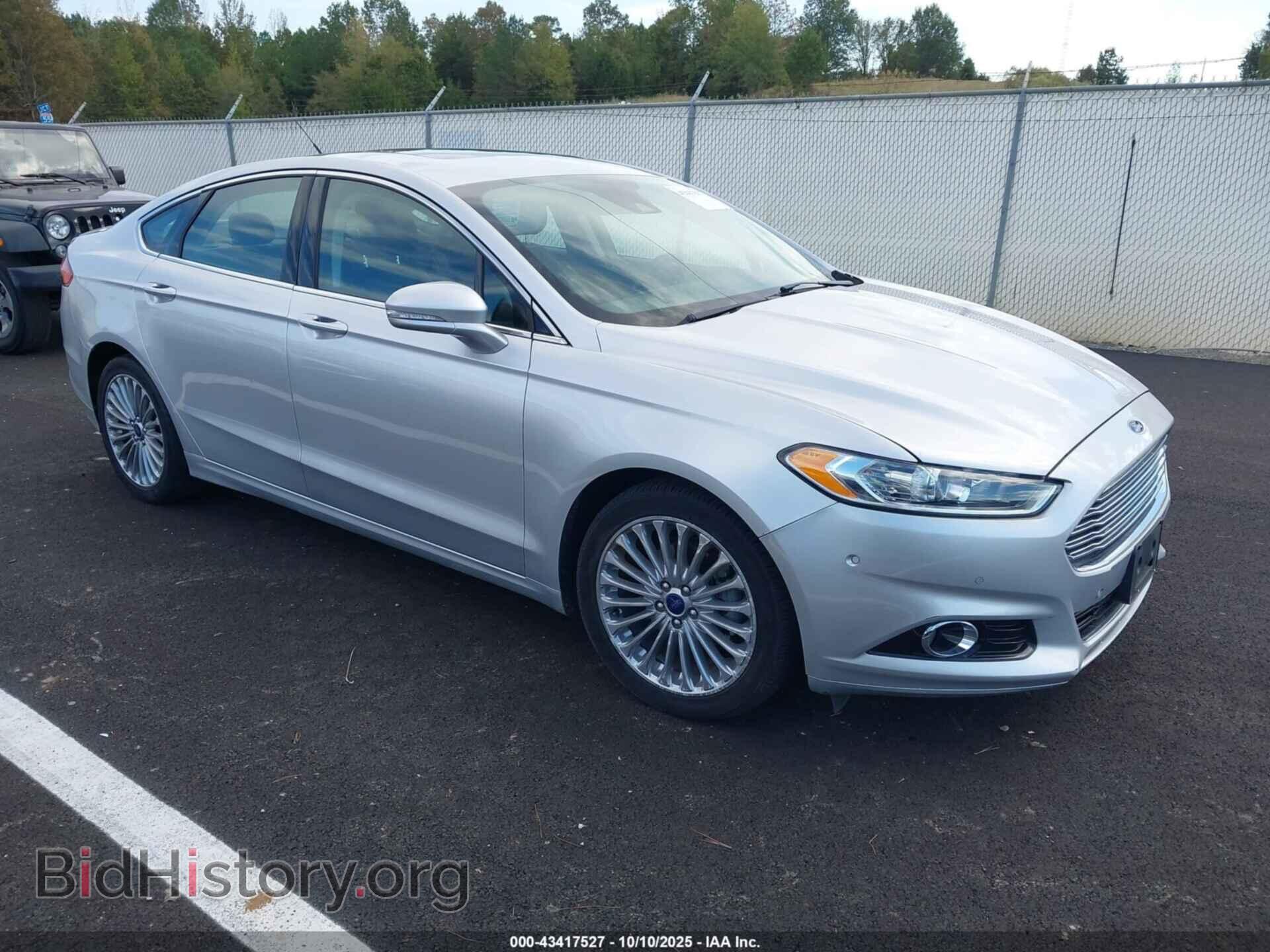Photo 3FA6P0D93ER317525 - FORD FUSION 2014