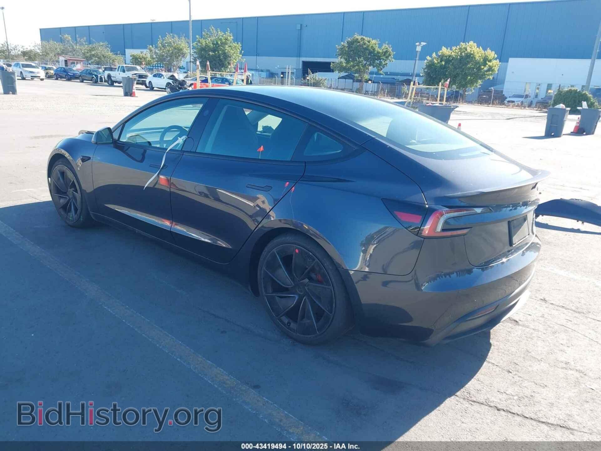 2024 TESLA MODEL 3 - VIN: 5YJ3E1ET9RF842082 - Фото 3