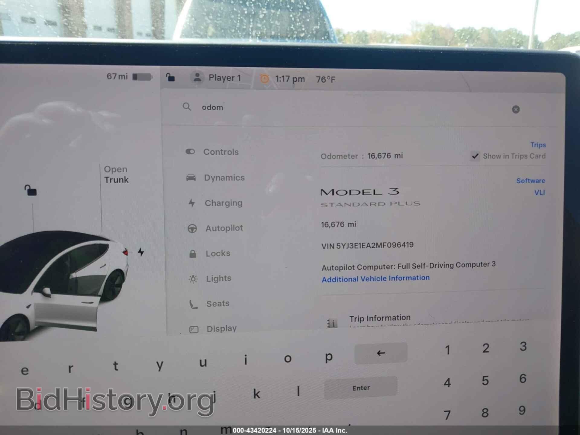 2021 TESLA MODEL 3 - VIN: 5YJ3E1EA2MF096419 - Photo 7