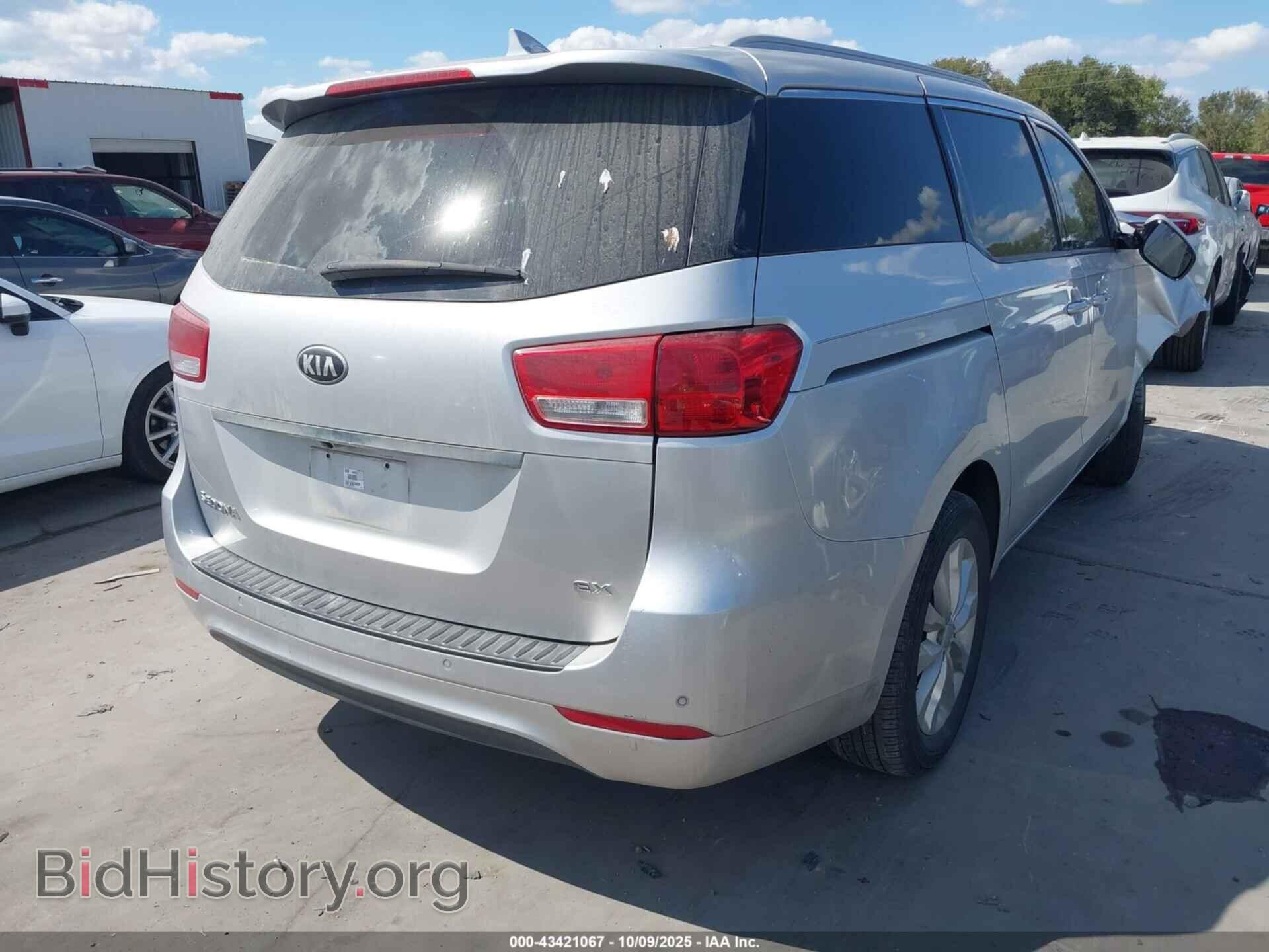 2017 KIA SEDONA - VIN: KNDMC5C19H6264160 - Фото 4