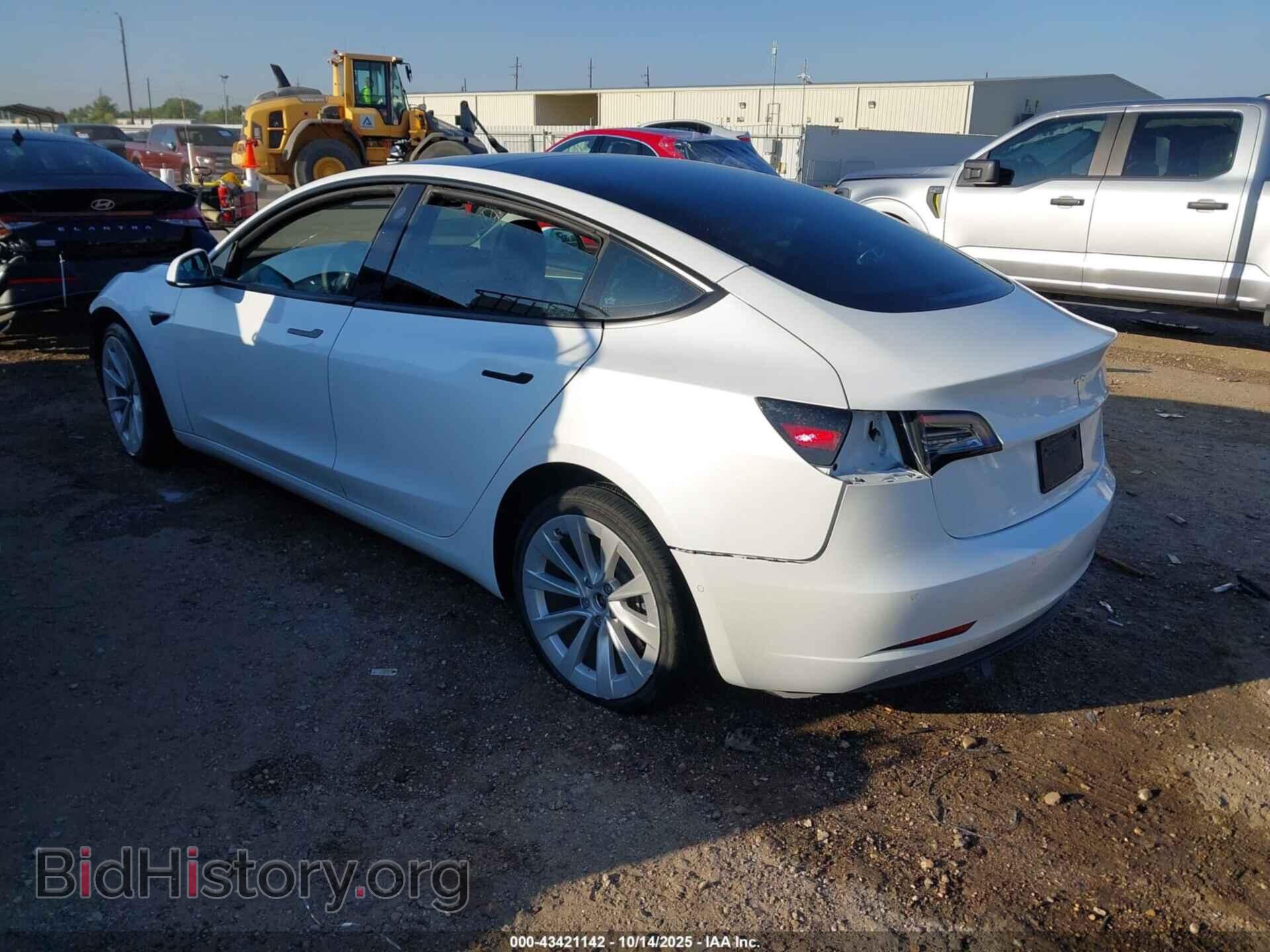 2022 TESLA MODEL 3 - VIN: 5YJ3E1EB6NF159578 - Фото 3