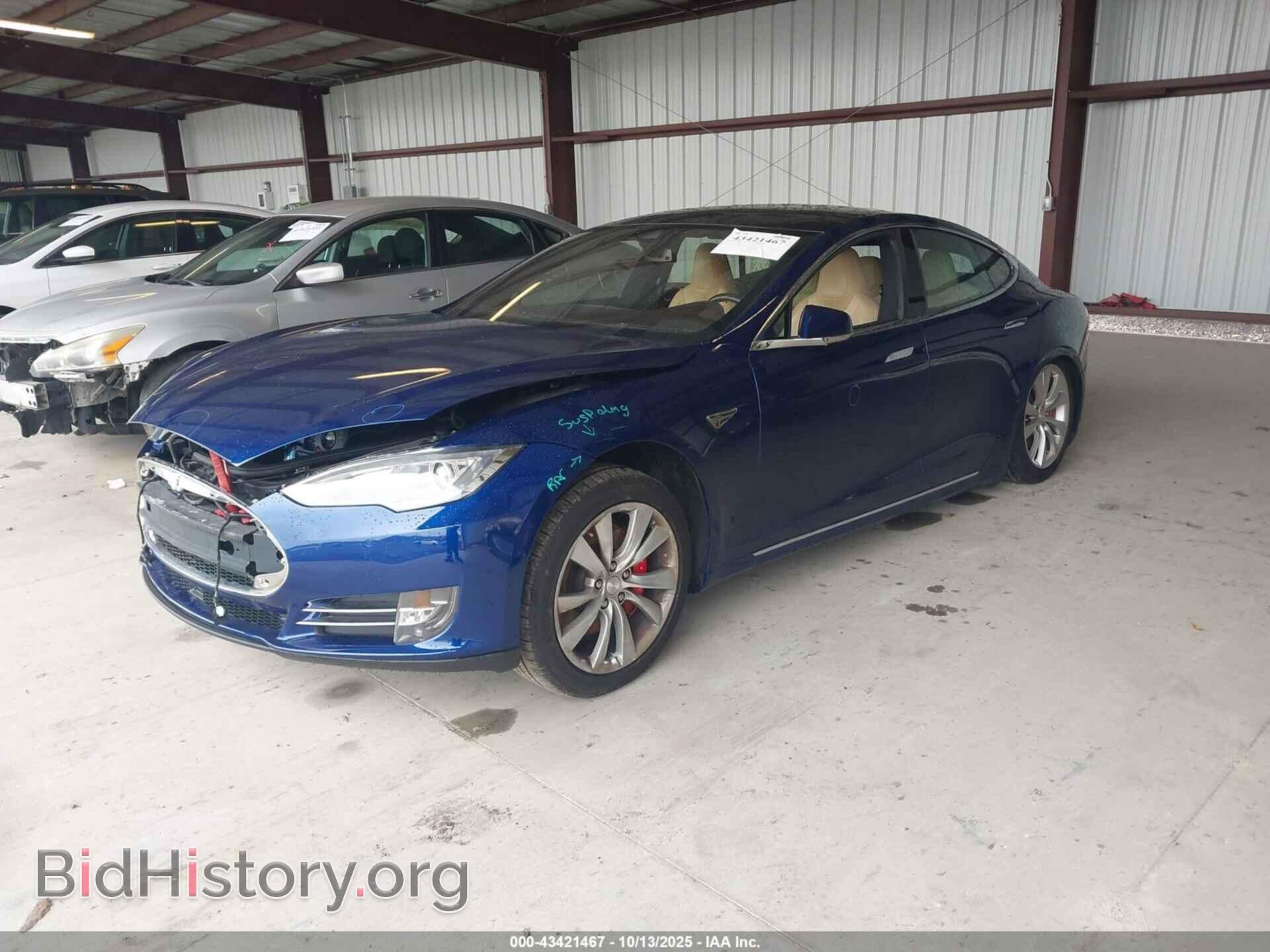 2015 TESLA MODEL S - VIN: 5YJSA1H48FF088454 - Фото 2