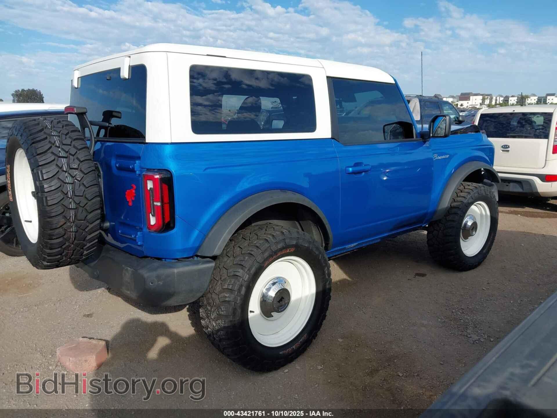 2022 FORD BRONCO - VIN: 1FMDE5AP3NLB23692 - Фото 4