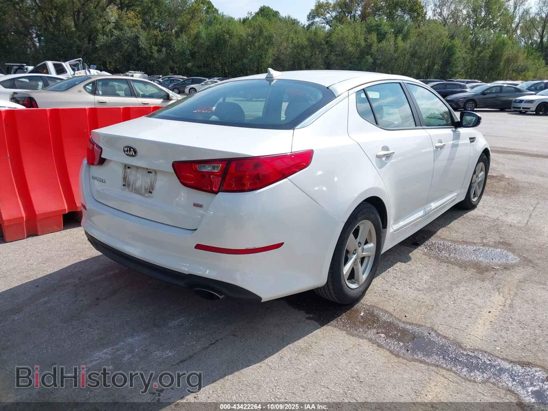 2015 KIA OPTIMA - VIN: KNAGM4A78F5611635 - Фото 4