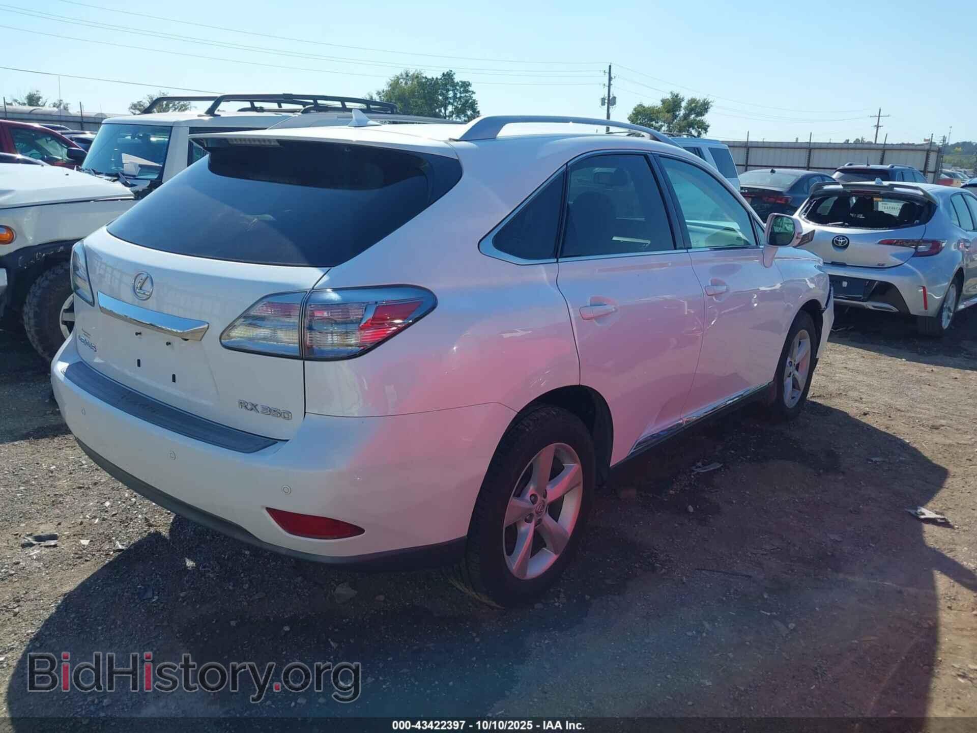 2010 LEXUS RX 350 - VIN: 2T2BK1BA3AC041532 - Фото 4