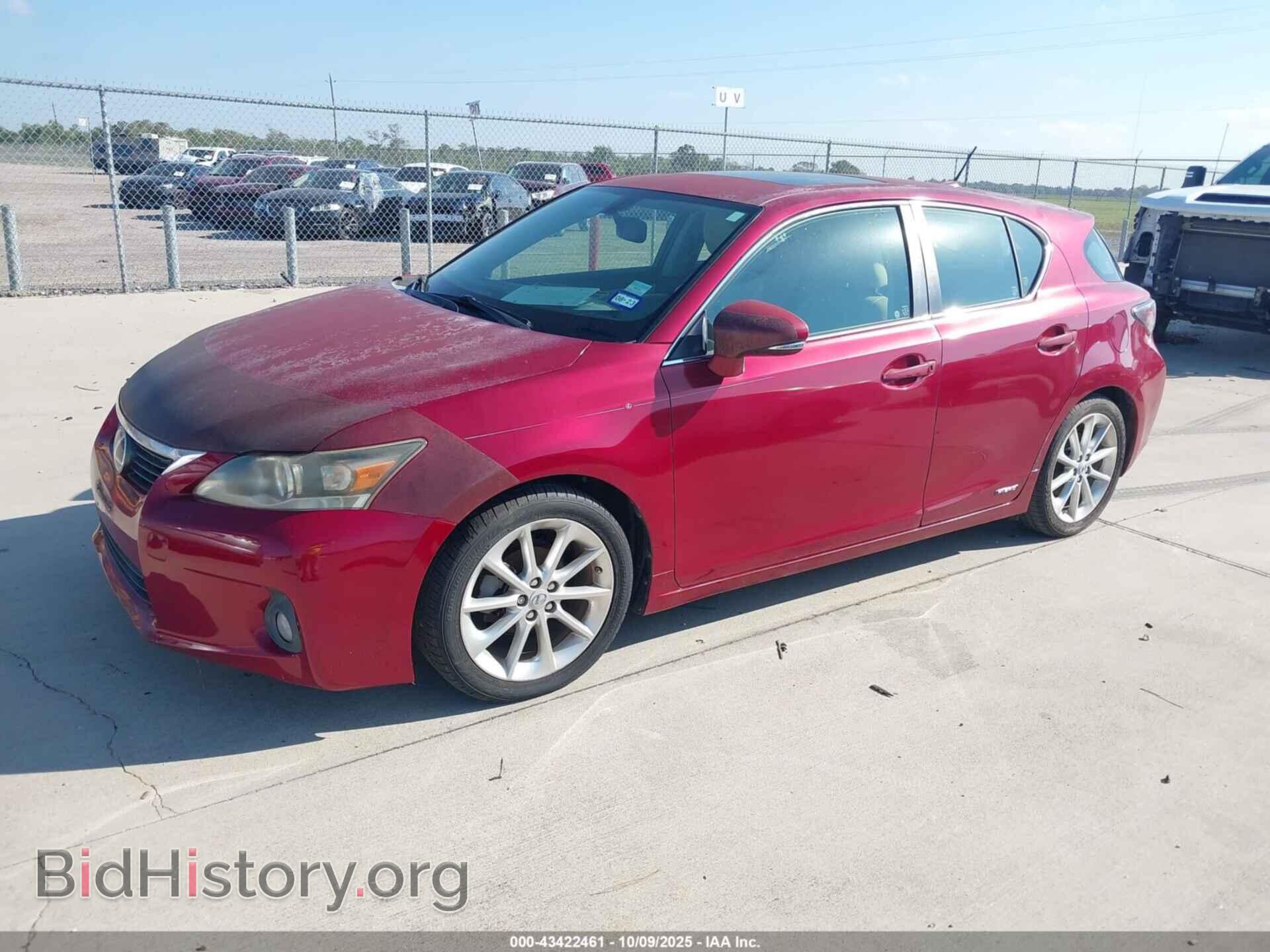 2013 LEXUS CT 200H - VIN: JTHKD5BH5D2140485 - Photo 2
